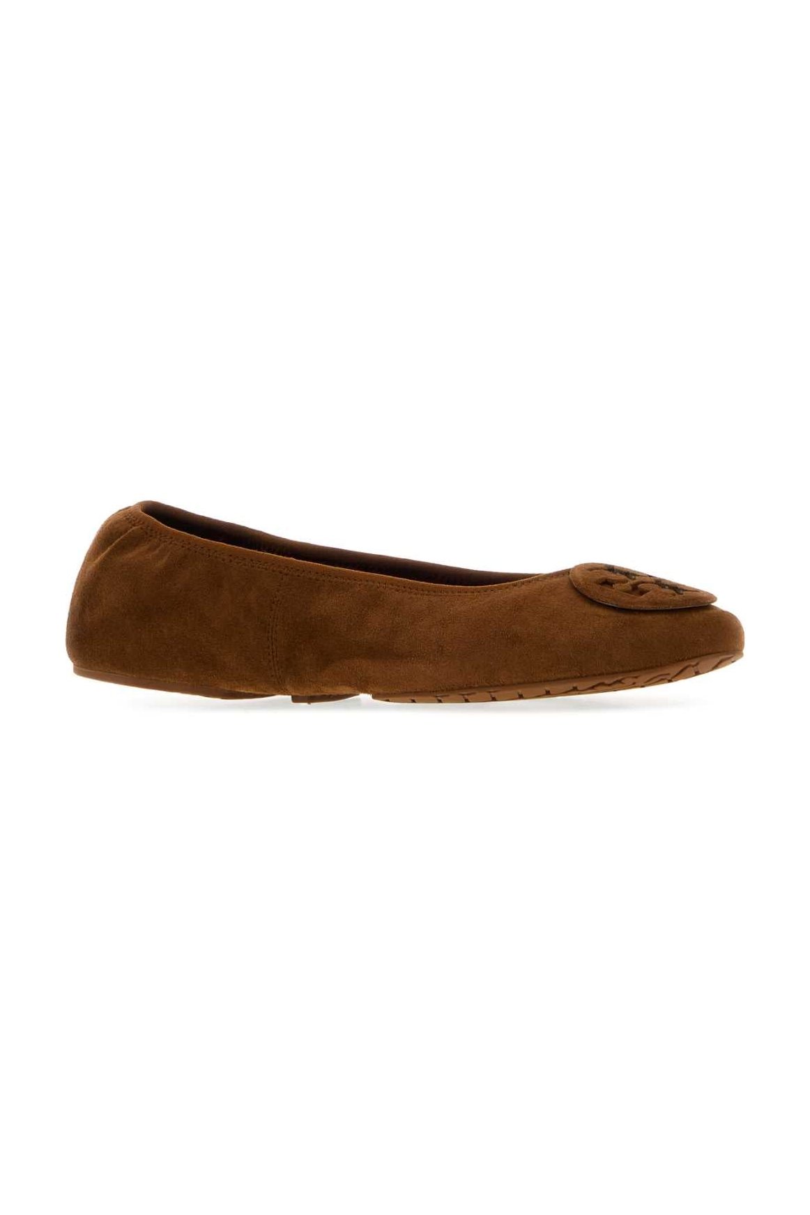 Tory Burch Minnie Ballet Flat — Brown, view 2