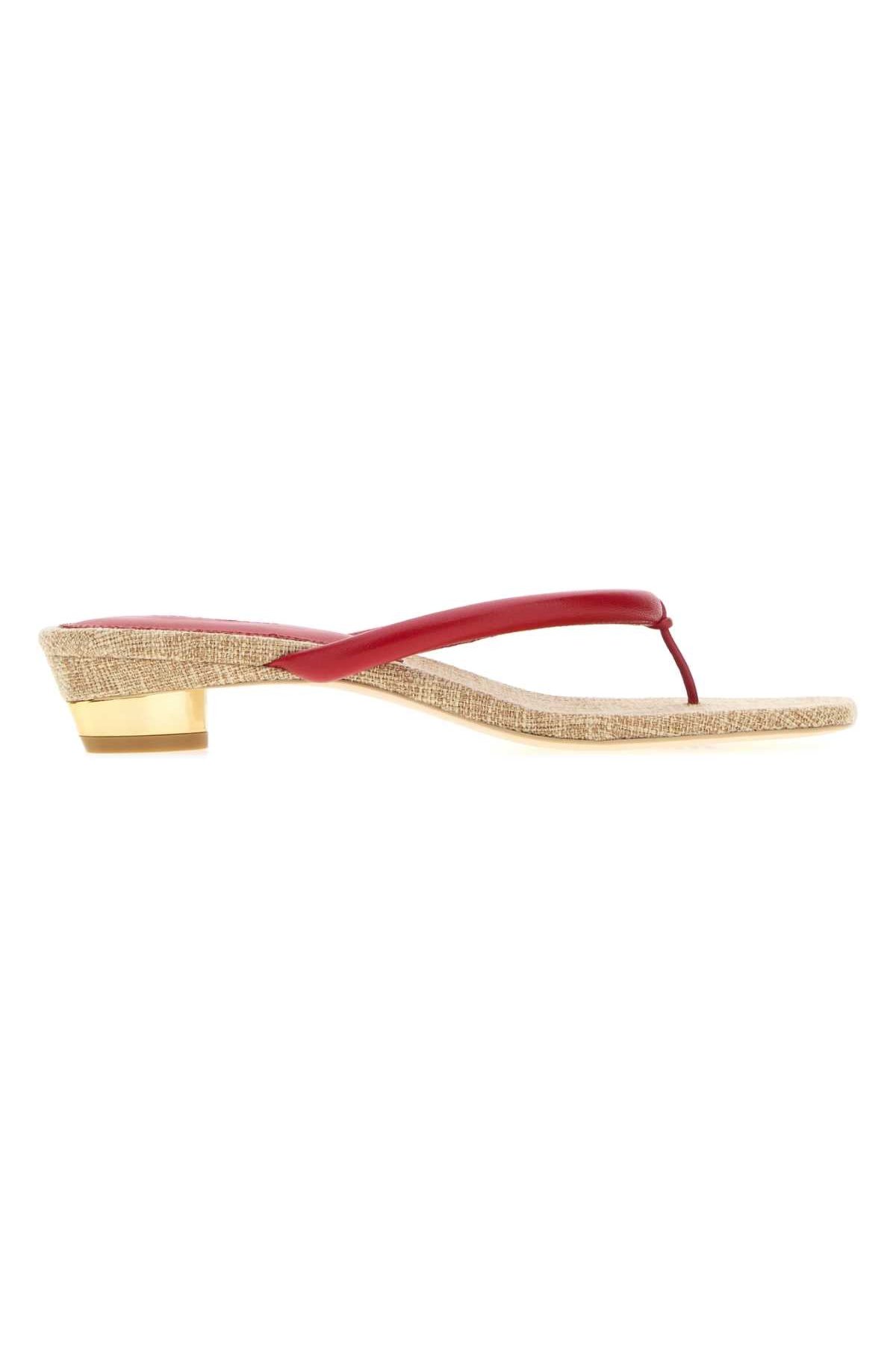 Cult Gaia Sierra Thong Sandal — Red by Cult Gaia
