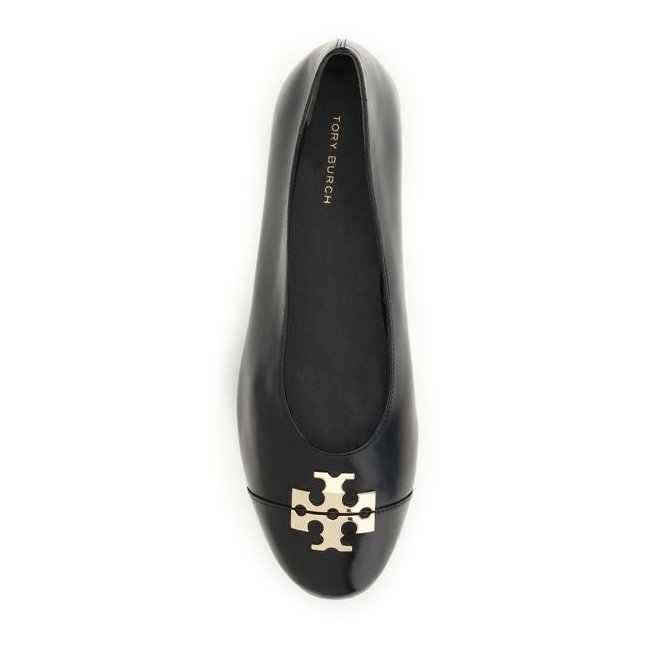 Tory Burch Charlie Ballet Flat — Black, view 4