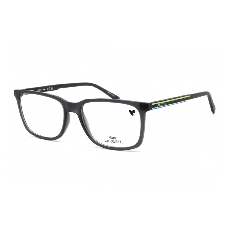 Lacoste L2859N024 Rectangle Full Rim Eyeglasses — Gray by Lacoste