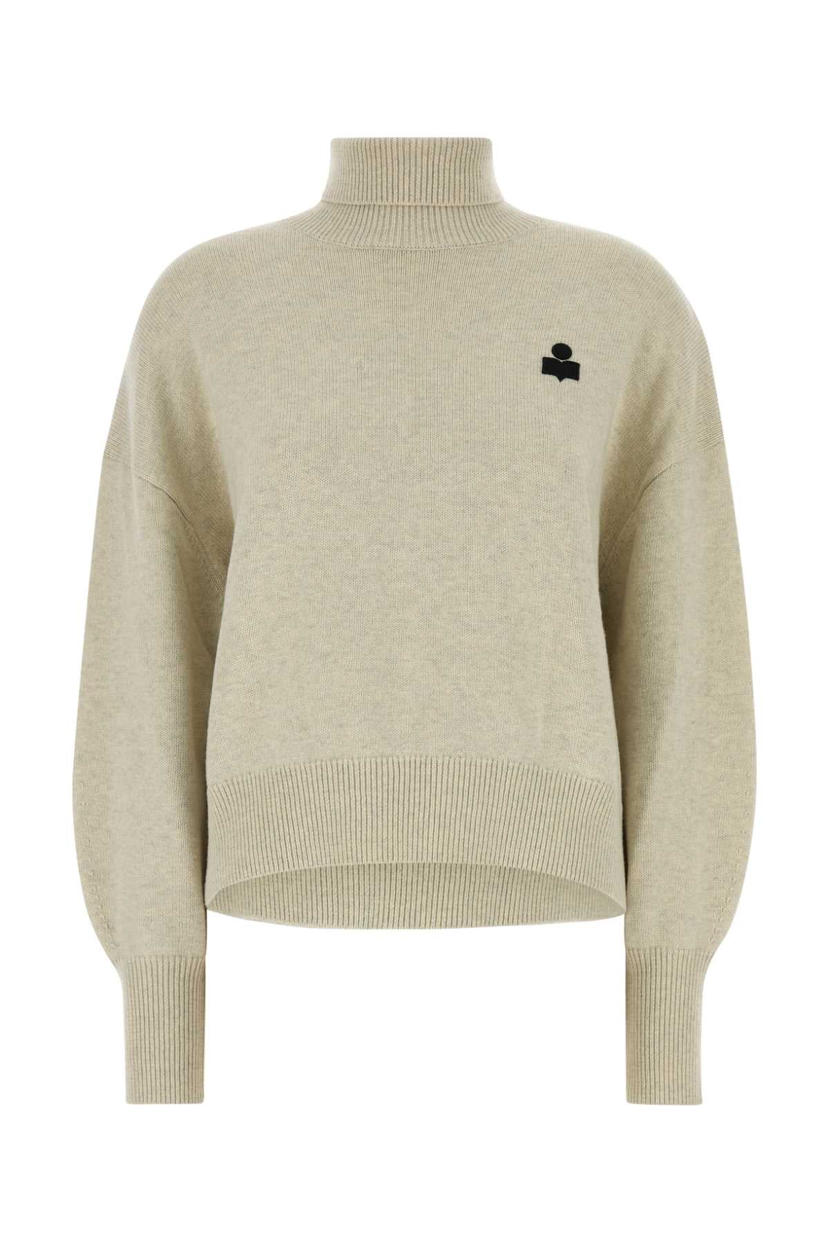 Isabel Marant Etoile Cotton-Blend Turtleneck Sweater — Gray by Isabel Marant Etoile