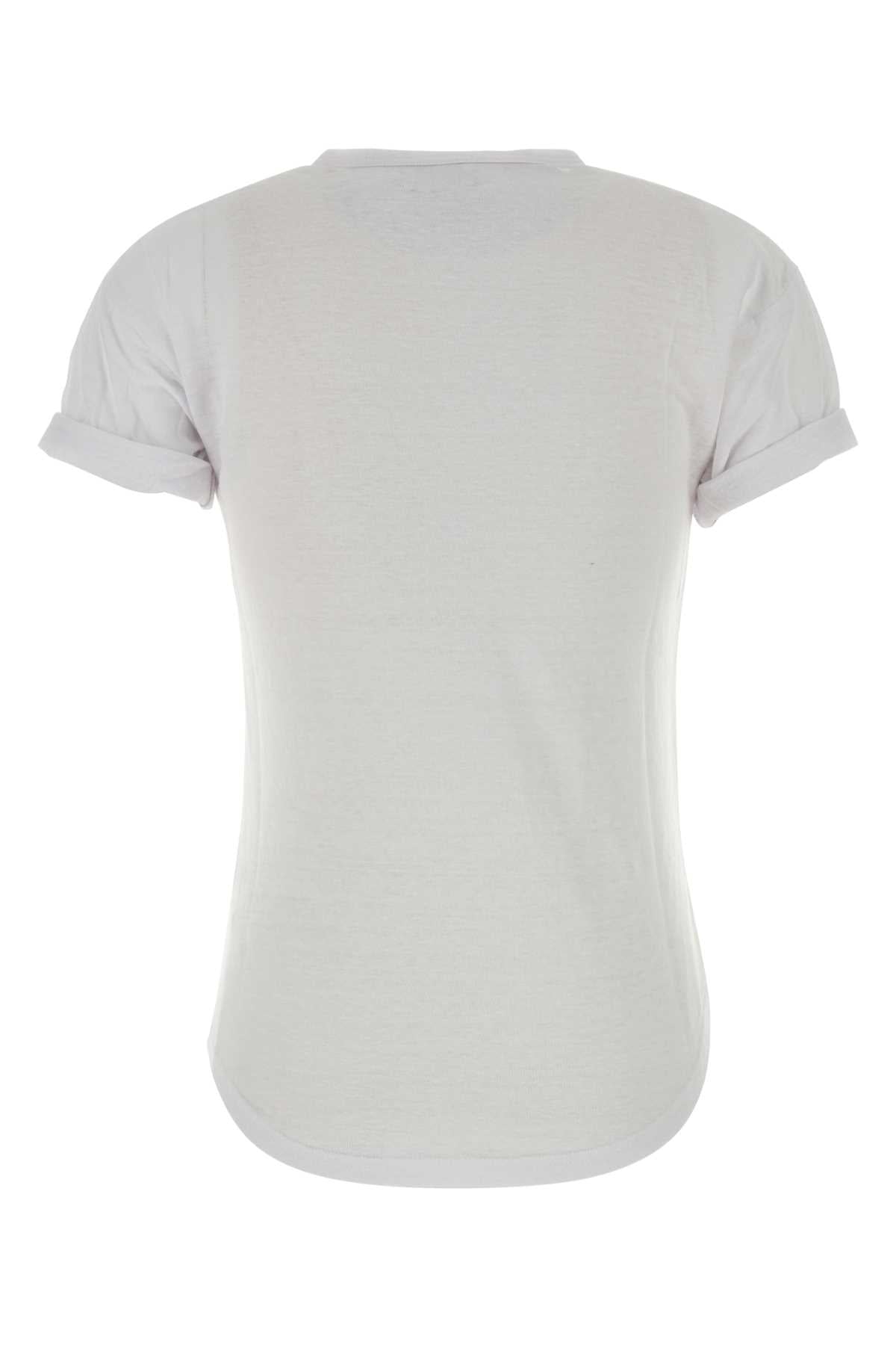 Isabel Marant Etoile Koldia T-Shirt — White, view 2