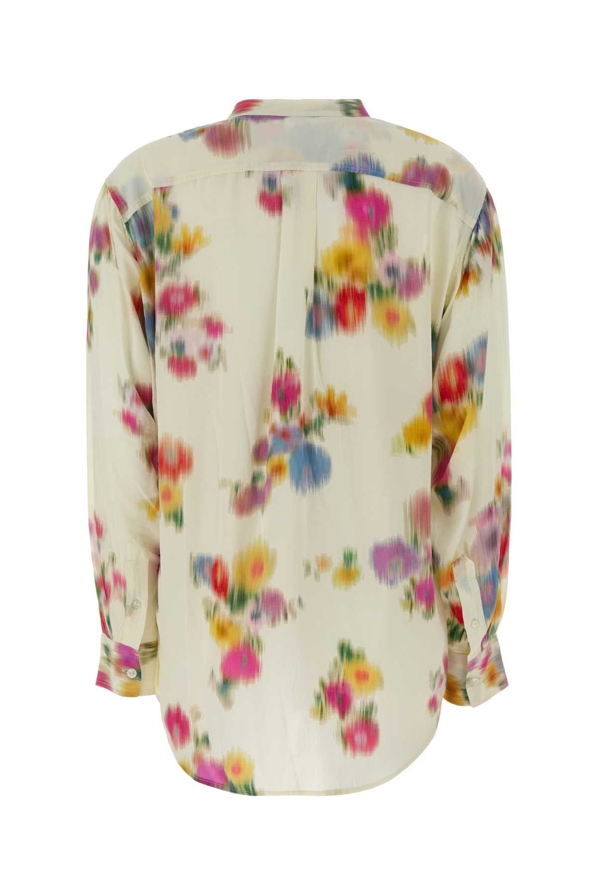 Isabel Marant Etoile Catchell Shirt — Beige, view 2