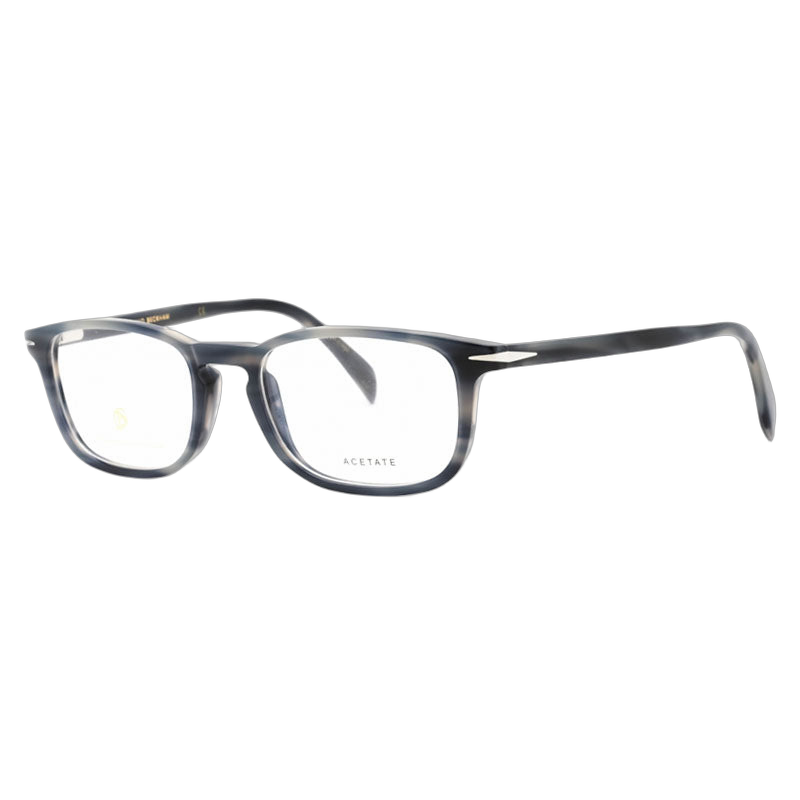 David Beckham DB102702W800 Rectangle Full Rim Eyeglasses — Gray, view 2