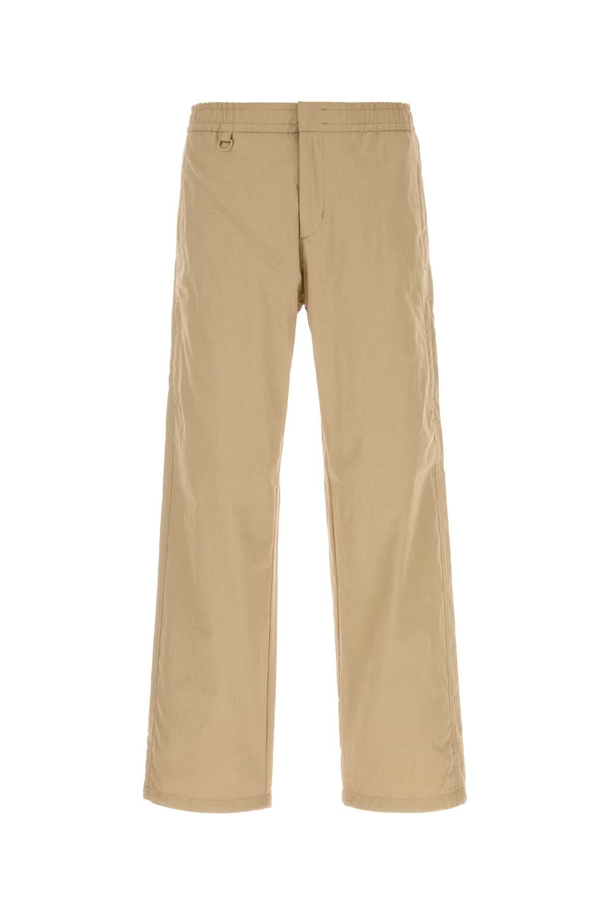 Herno Laminar Cotton Blend Trousers — Beige by Herno Laminar
