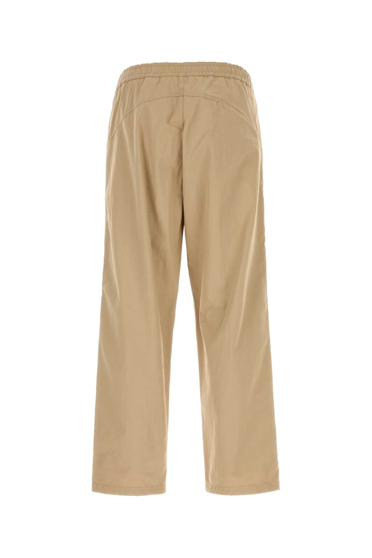 Herno Laminar Cotton Blend Trousers — Beige, view 2