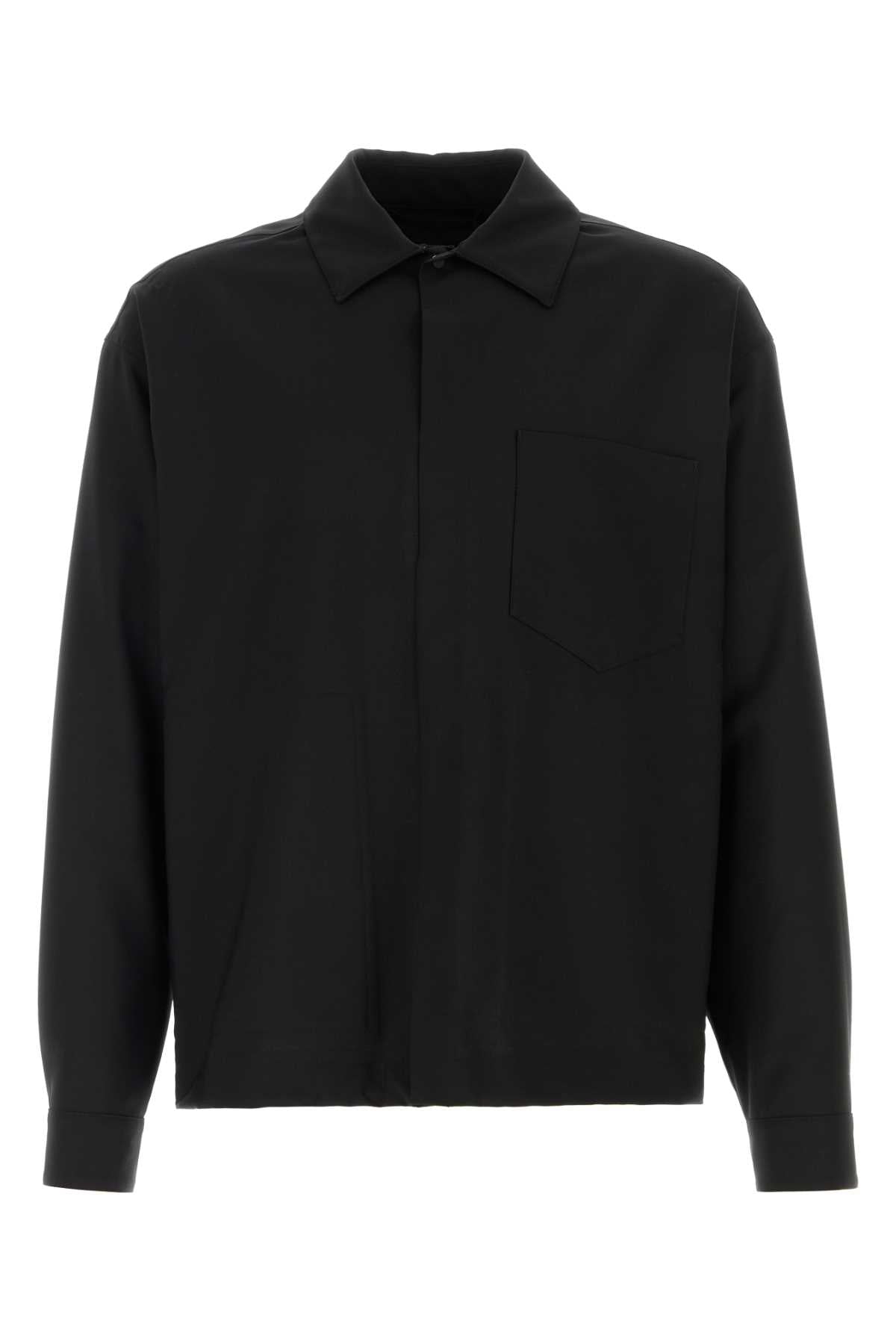 Herno Laminar Jacket Shirt Jacket — Black by Herno Laminar