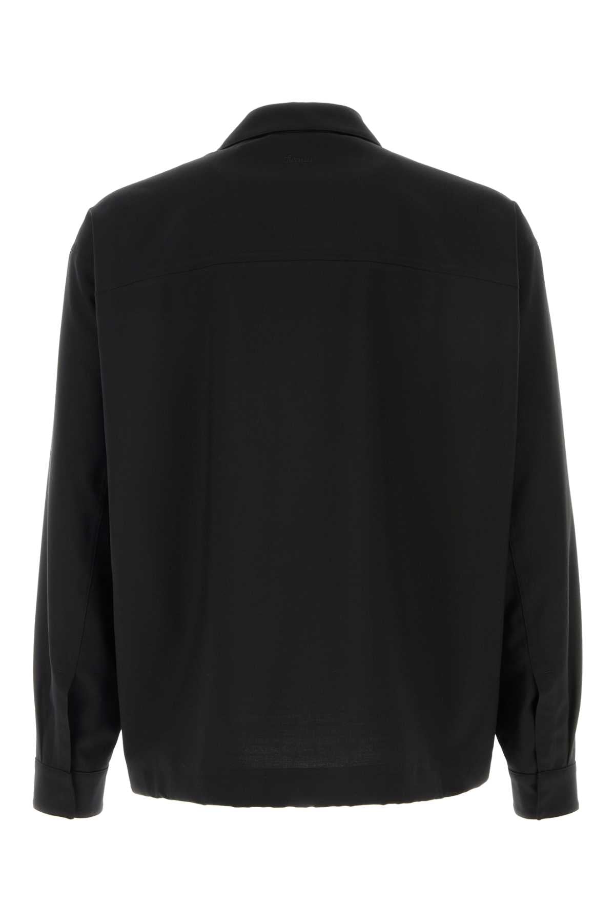 Herno Laminar Jacket Shirt Jacket — Black, view 2