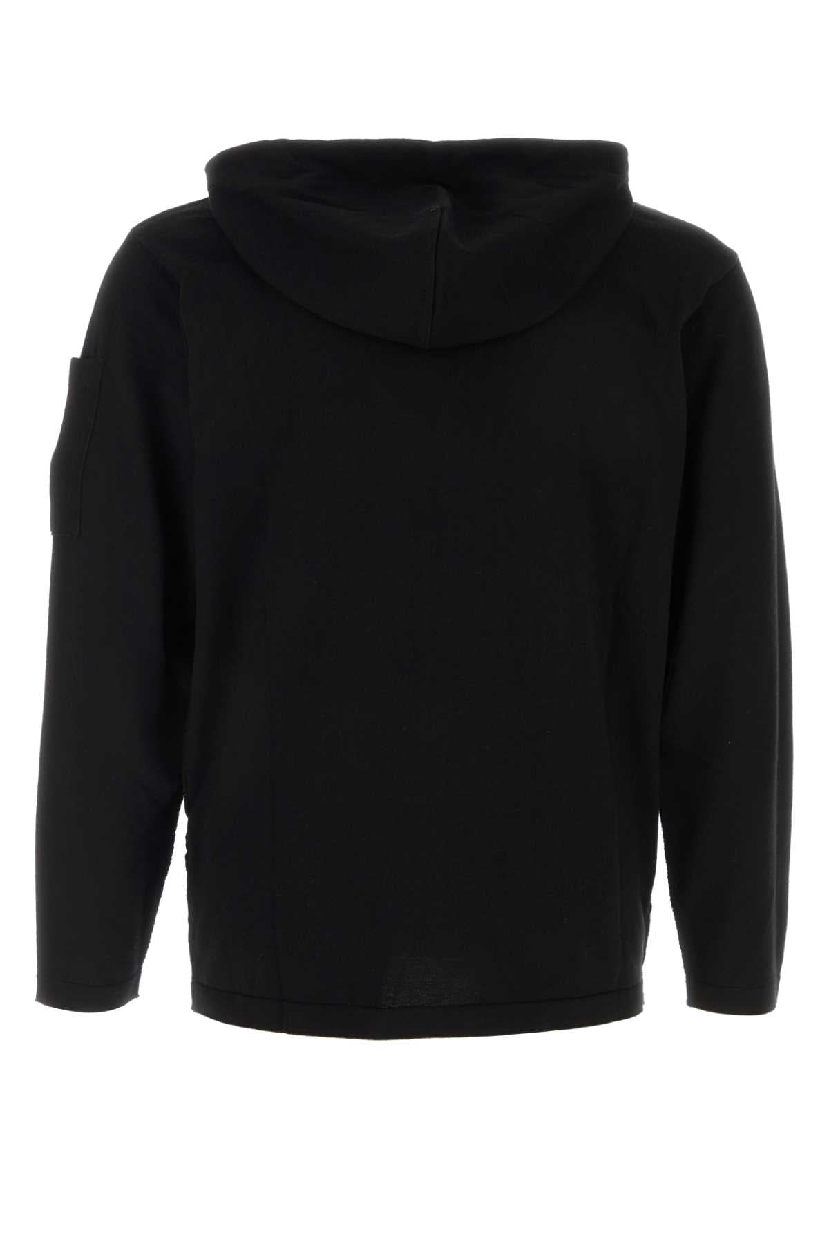C.P. Company Sea Island Sweatshirt — Black, view 2