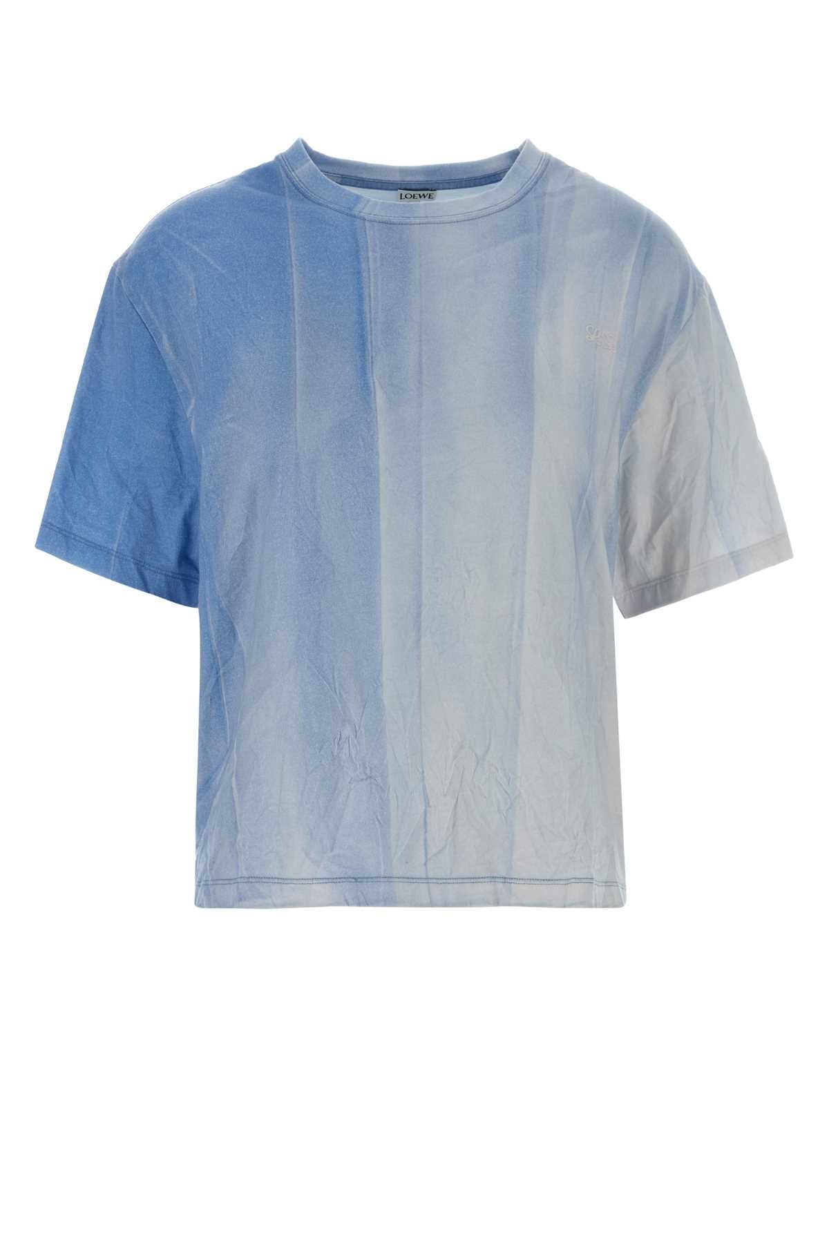 Loewe Dip-Dye Jersey T-Shirt — Blue by Loewe