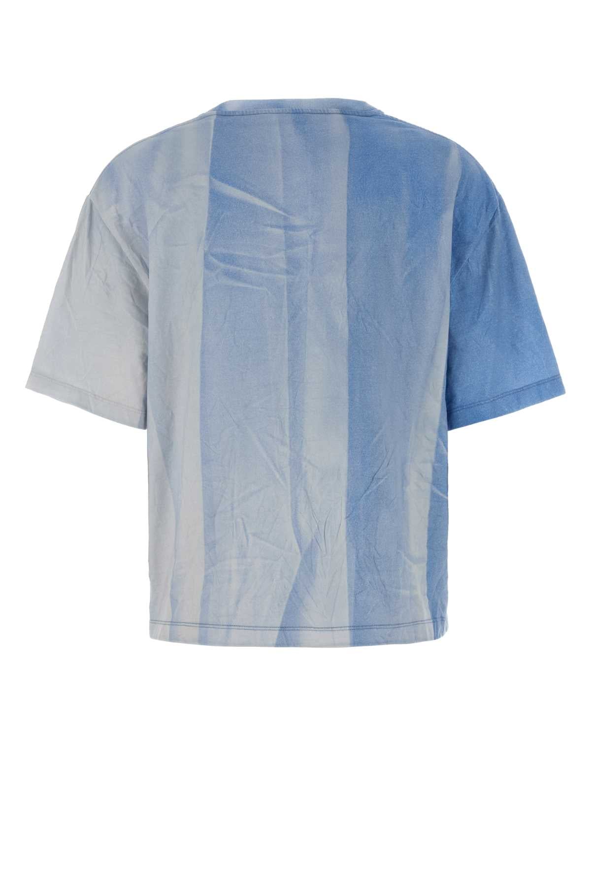 Loewe Dip-Dye Jersey T-Shirt — Blue, view 2