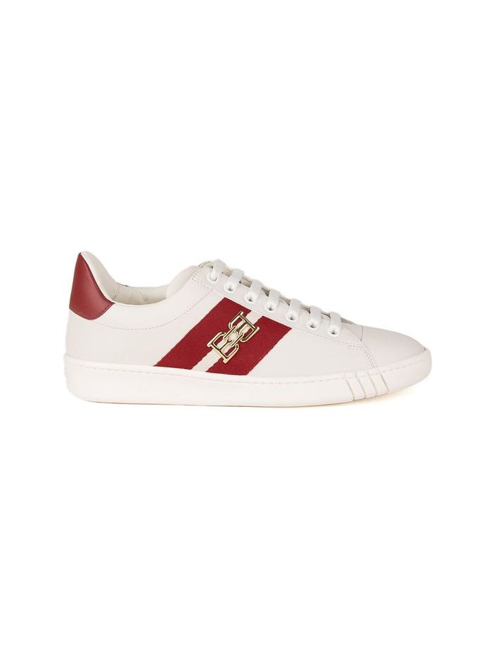 Bally Leather Low-Top Sneaker — White by Bally