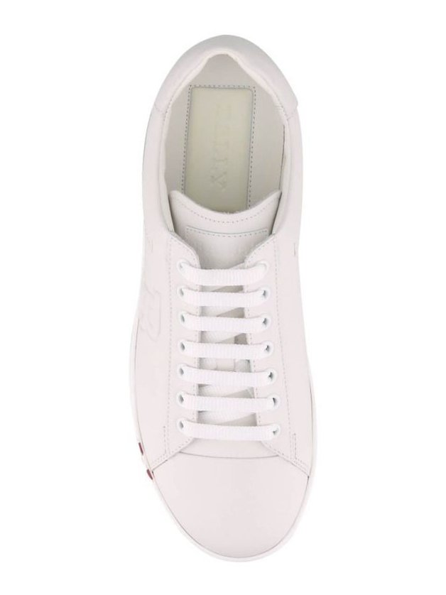 Bally Leather High-Top Sneaker — White by Bally