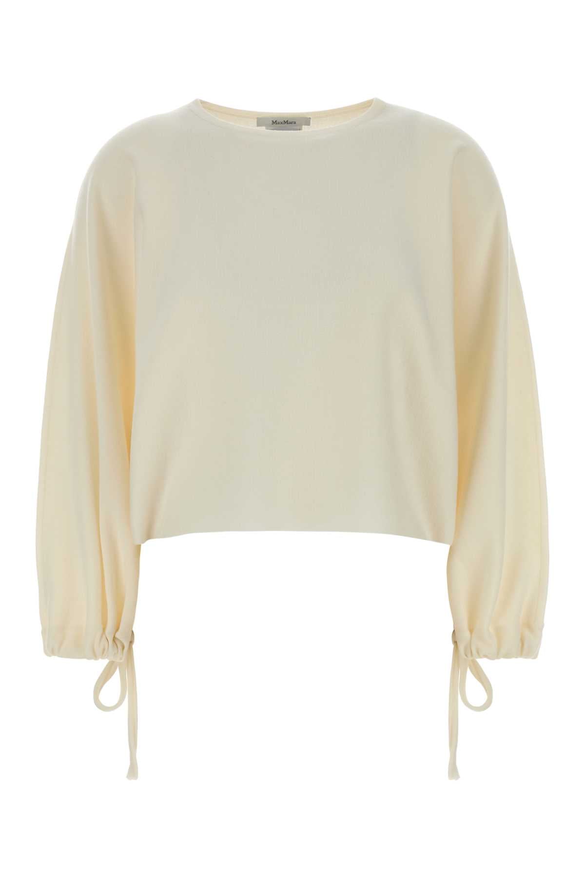 Max Mara Virgin Wool Sweater — White by Max Mara