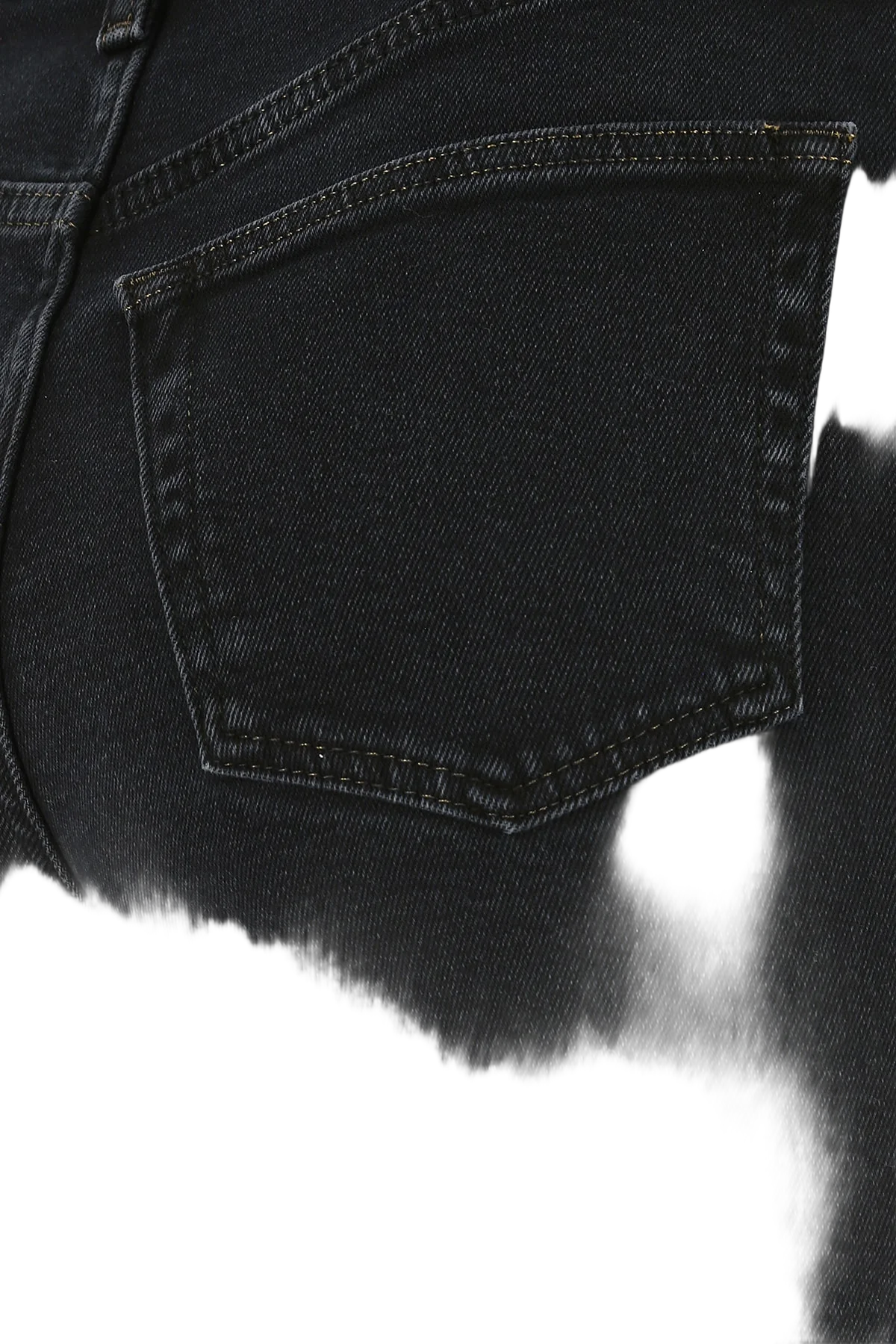 Re Done Jetblueblack Jeans — Black, view 3