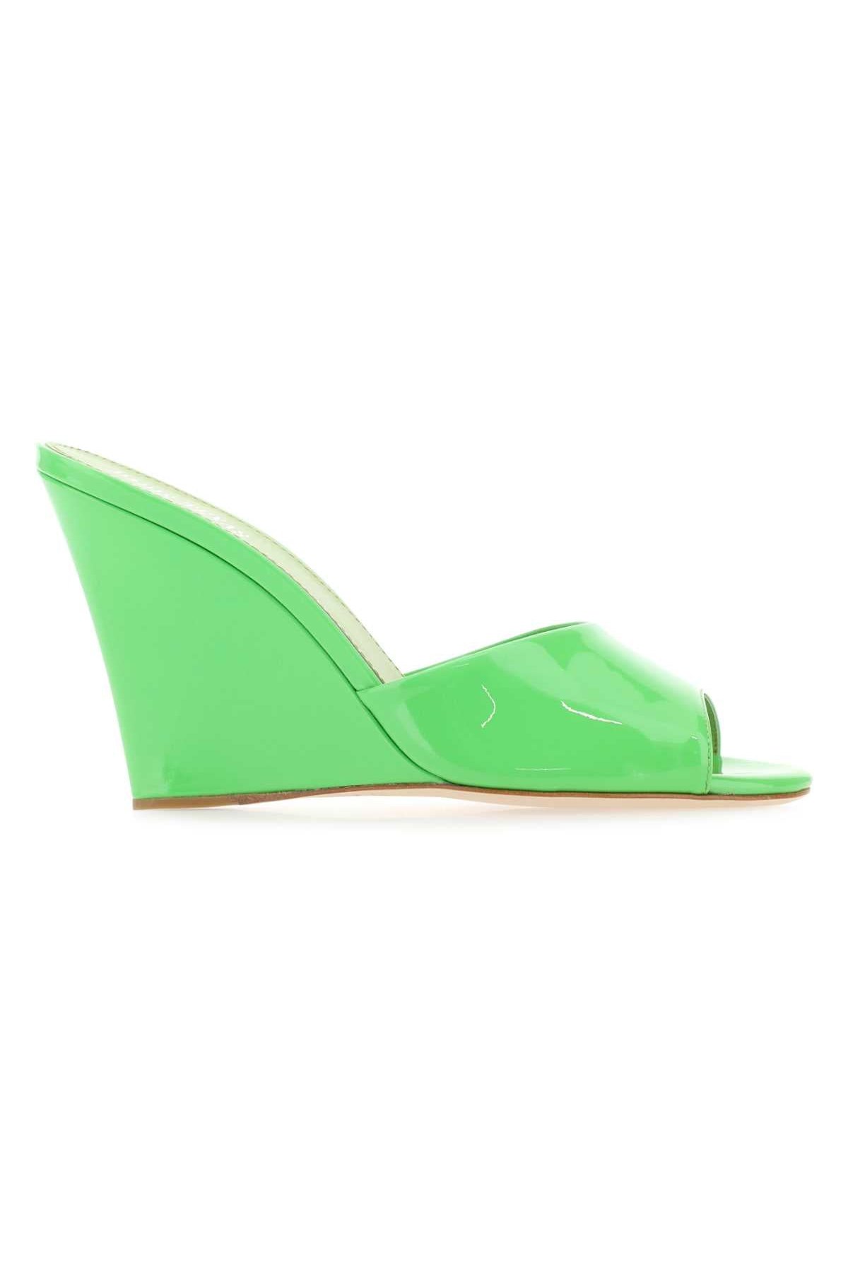 Paris Texas Kiwi Sandal — Green by Paris Texas