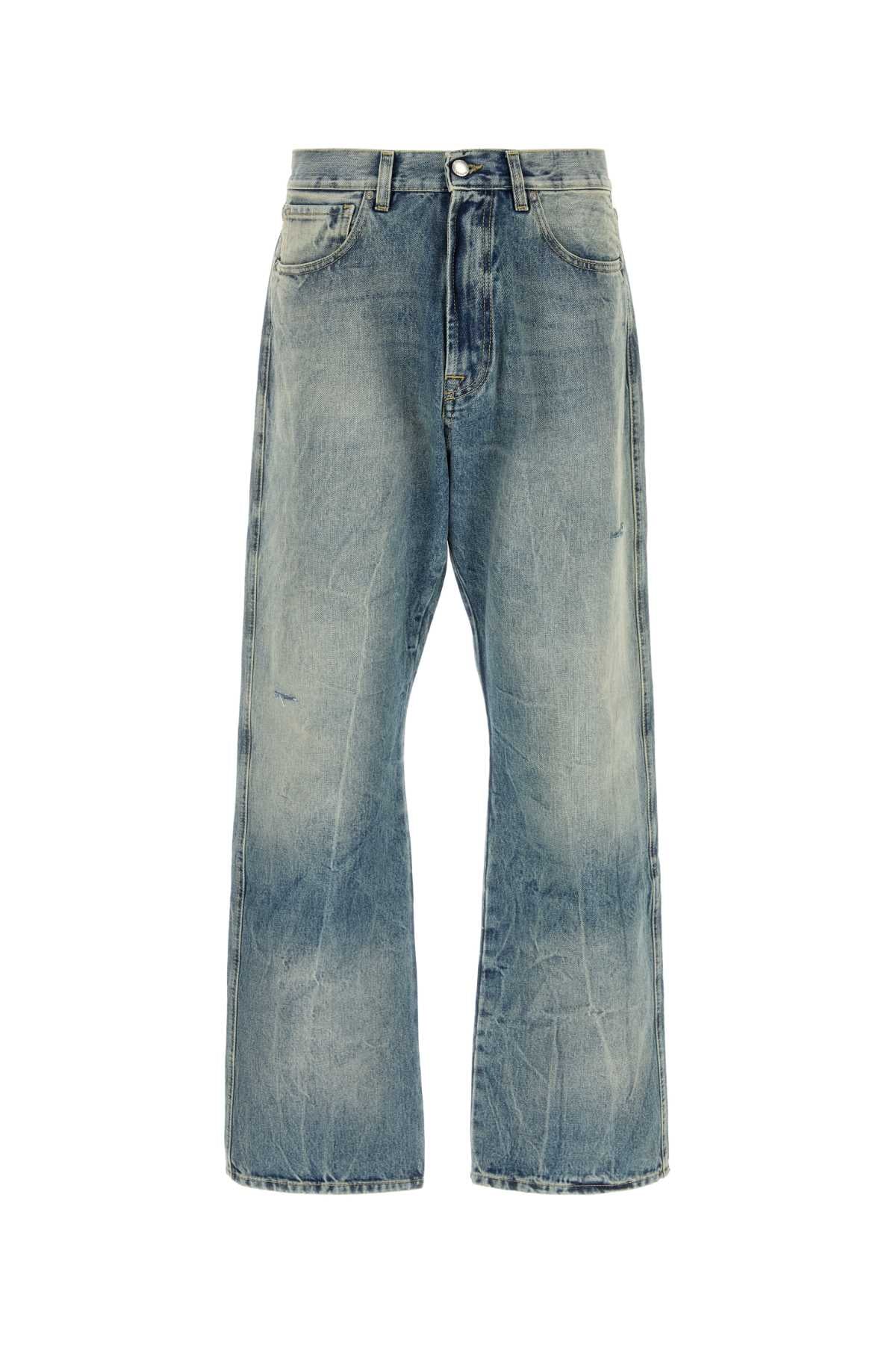 1989 Studio Wide-Leg Distressed Jeans — Blue by 1989 Studio
