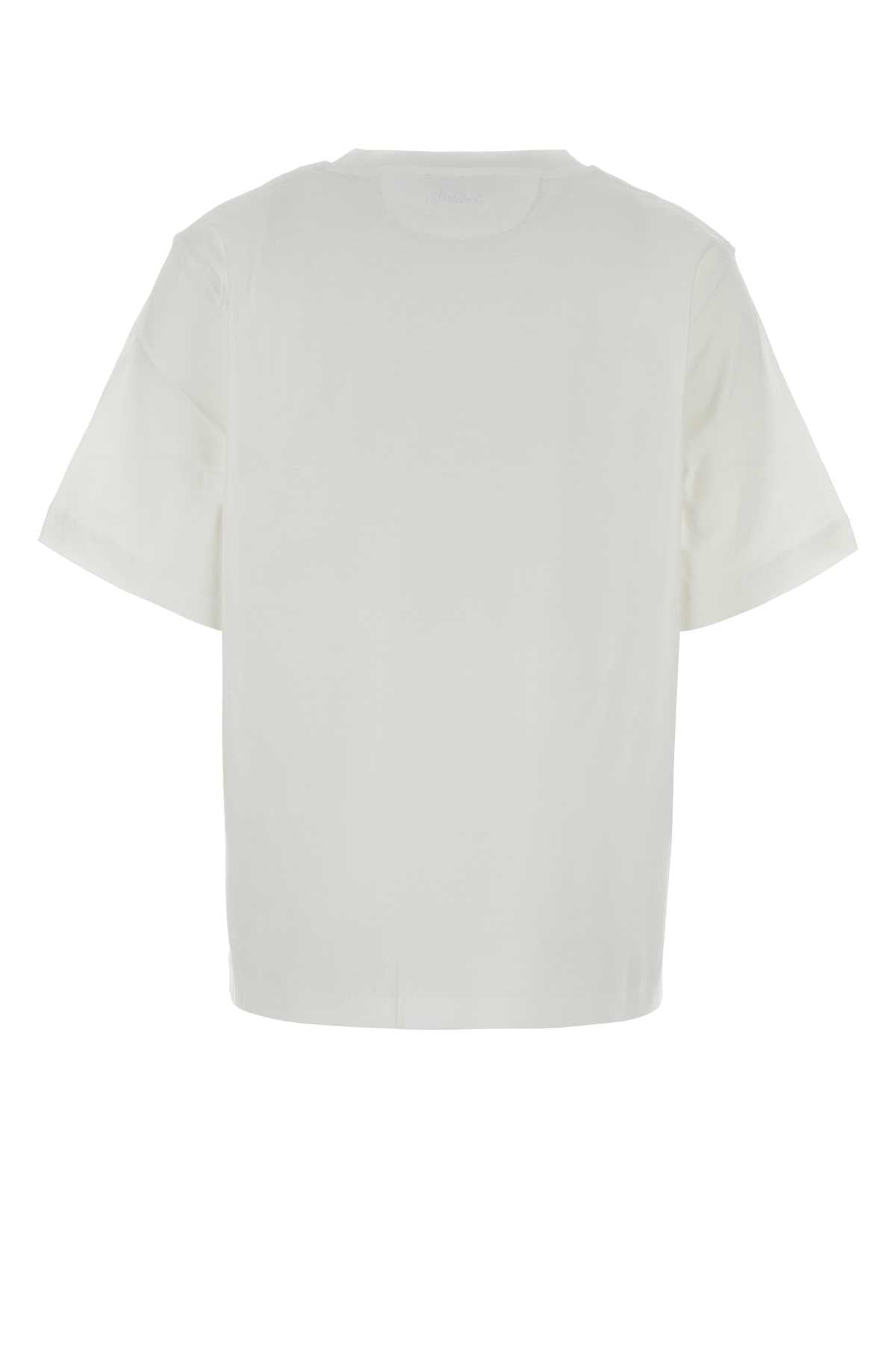 Herno Laminar Cotton T-shirt — White, view 2