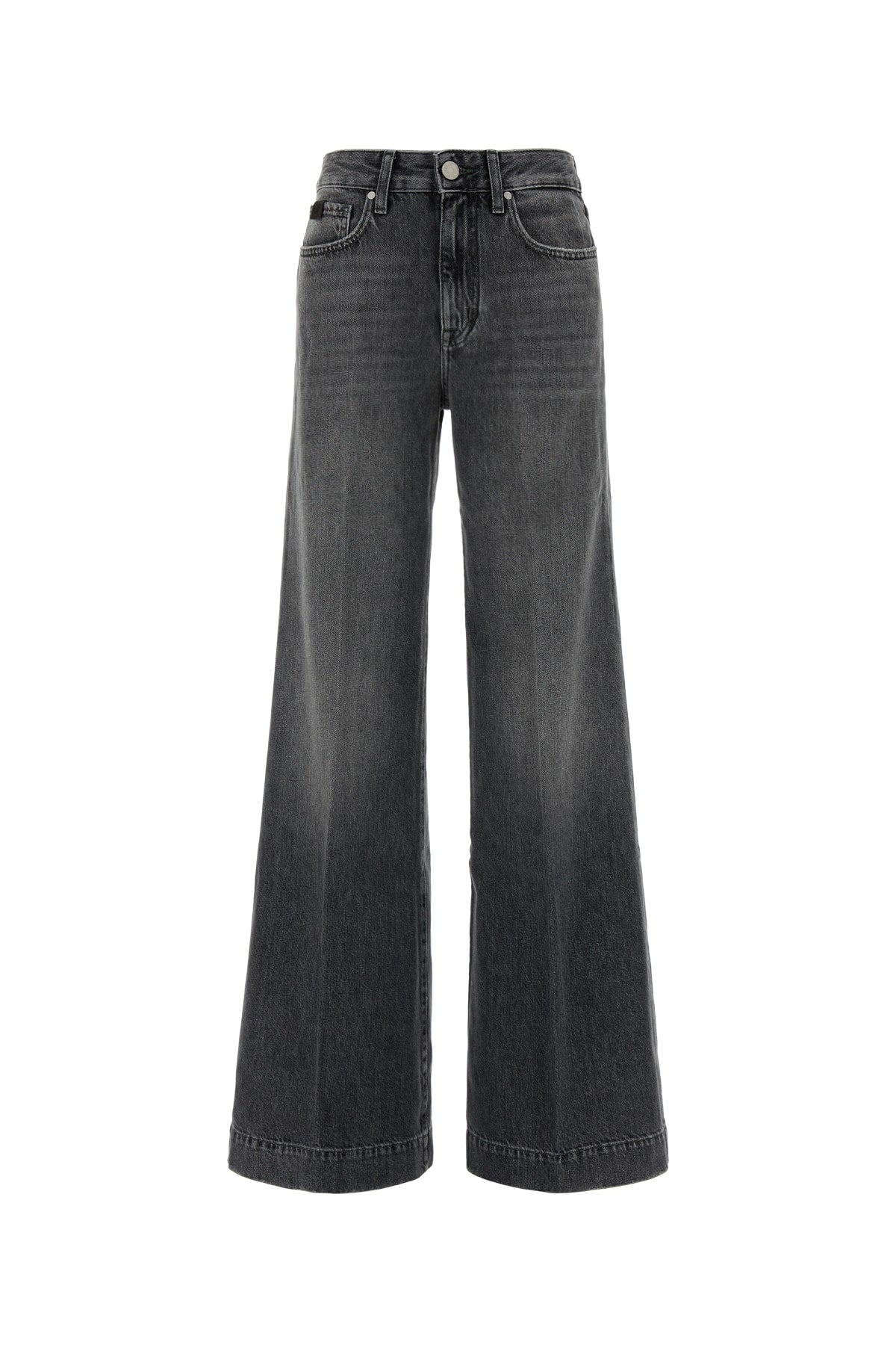Jacob Cohen Wide-Leg Denim Jeans — Gray by Jacob Cohen