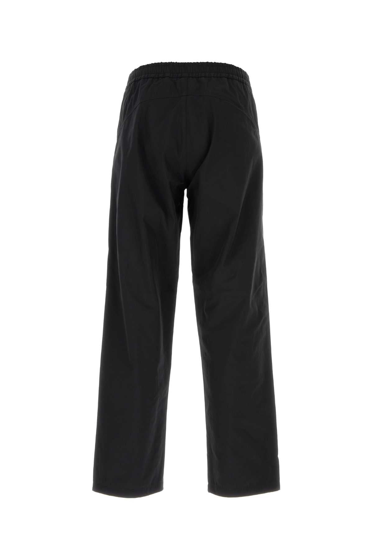 Herno Laminar Cotton-Nylon Blend Trousers — Black, view 2