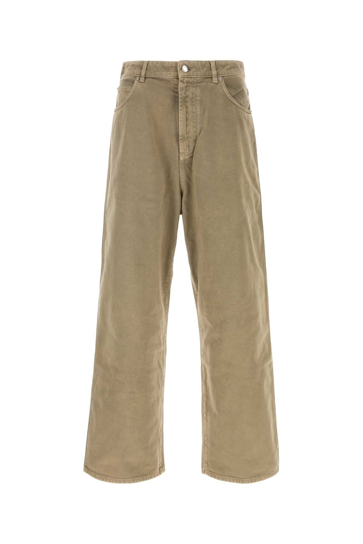 1989 Studio Wide-Leg Cotton Jeans — Beige by 1989 Studio