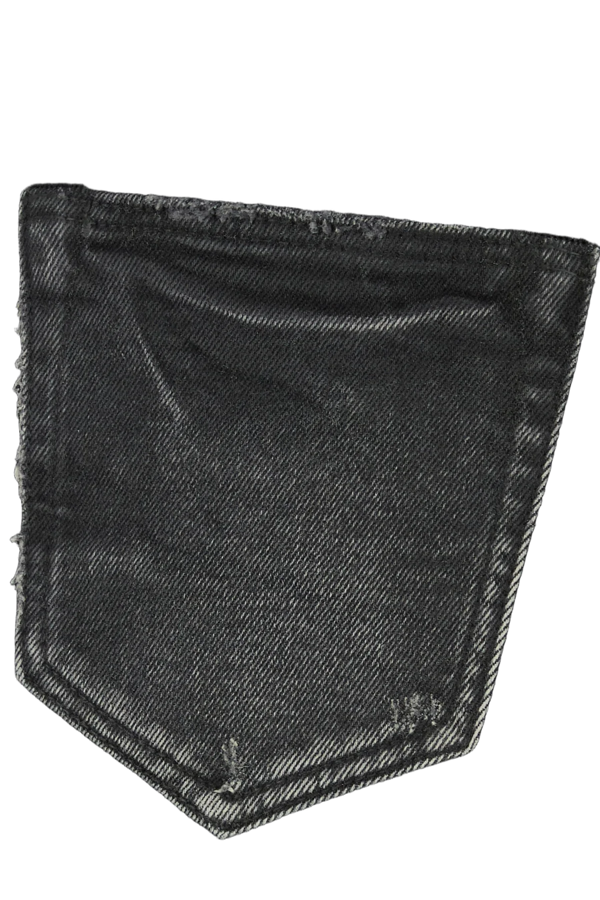 Purple Denim Straight-Leg Denim Jeans — Black, view 3