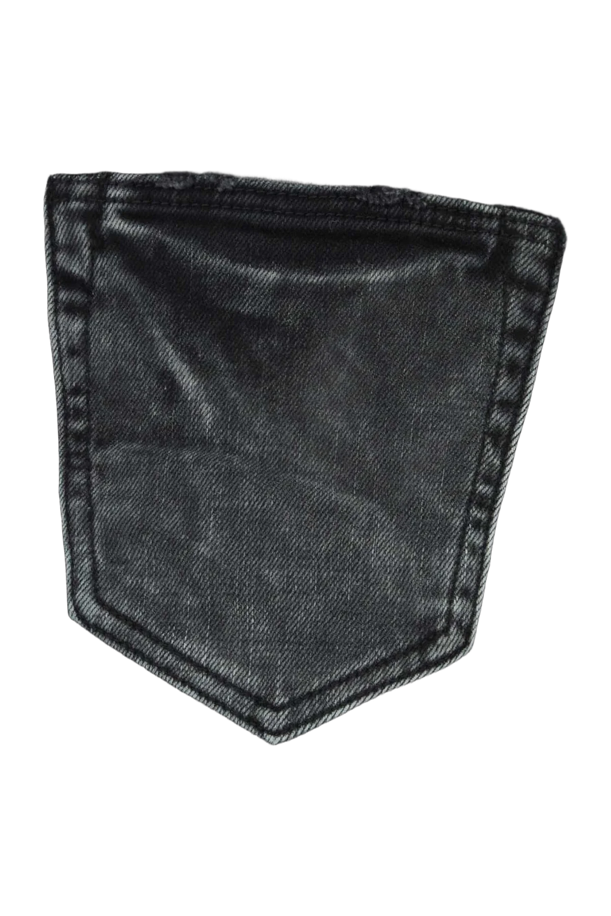 Purple Denim Cotton-Lycra Jeans — Black, view 3