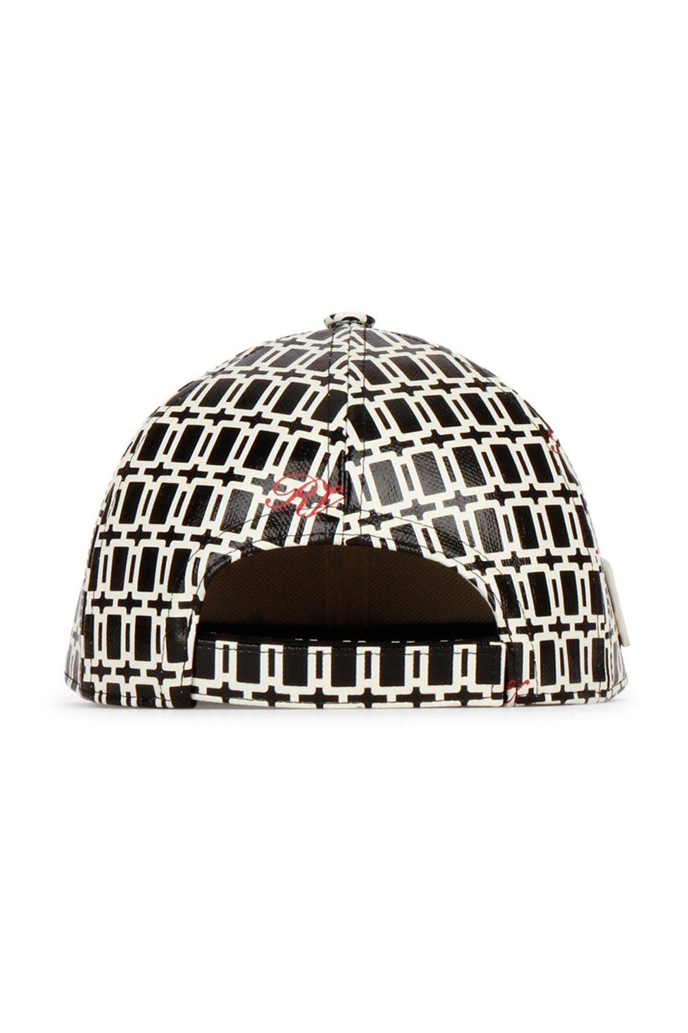 Roger Vivier REWH0020100DAO Geometric Jacquard Bucket Hat — Black, view 3