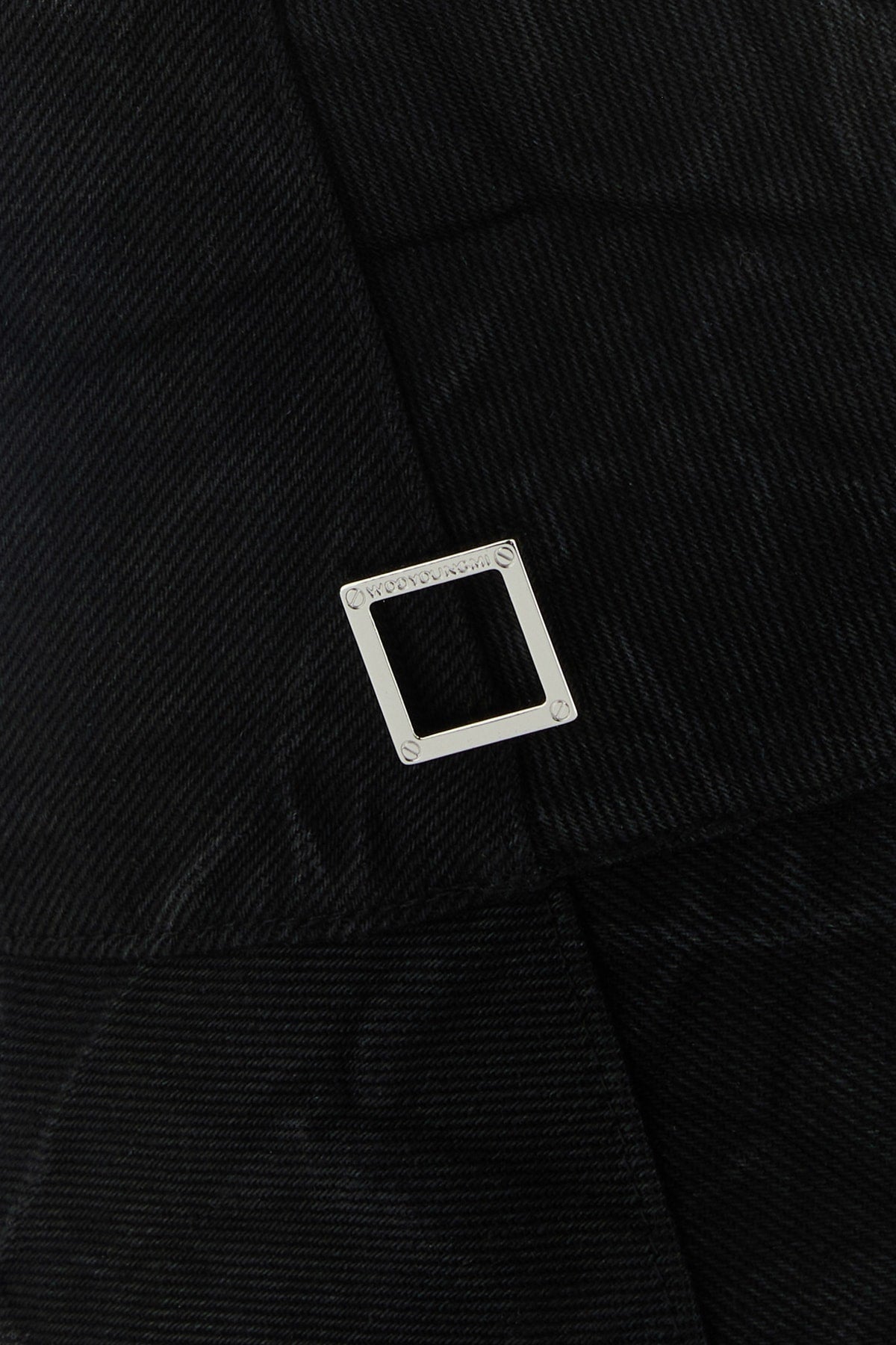 Wooyoungmi W233AC53 Cotton Bucket Hat — Black, view 4