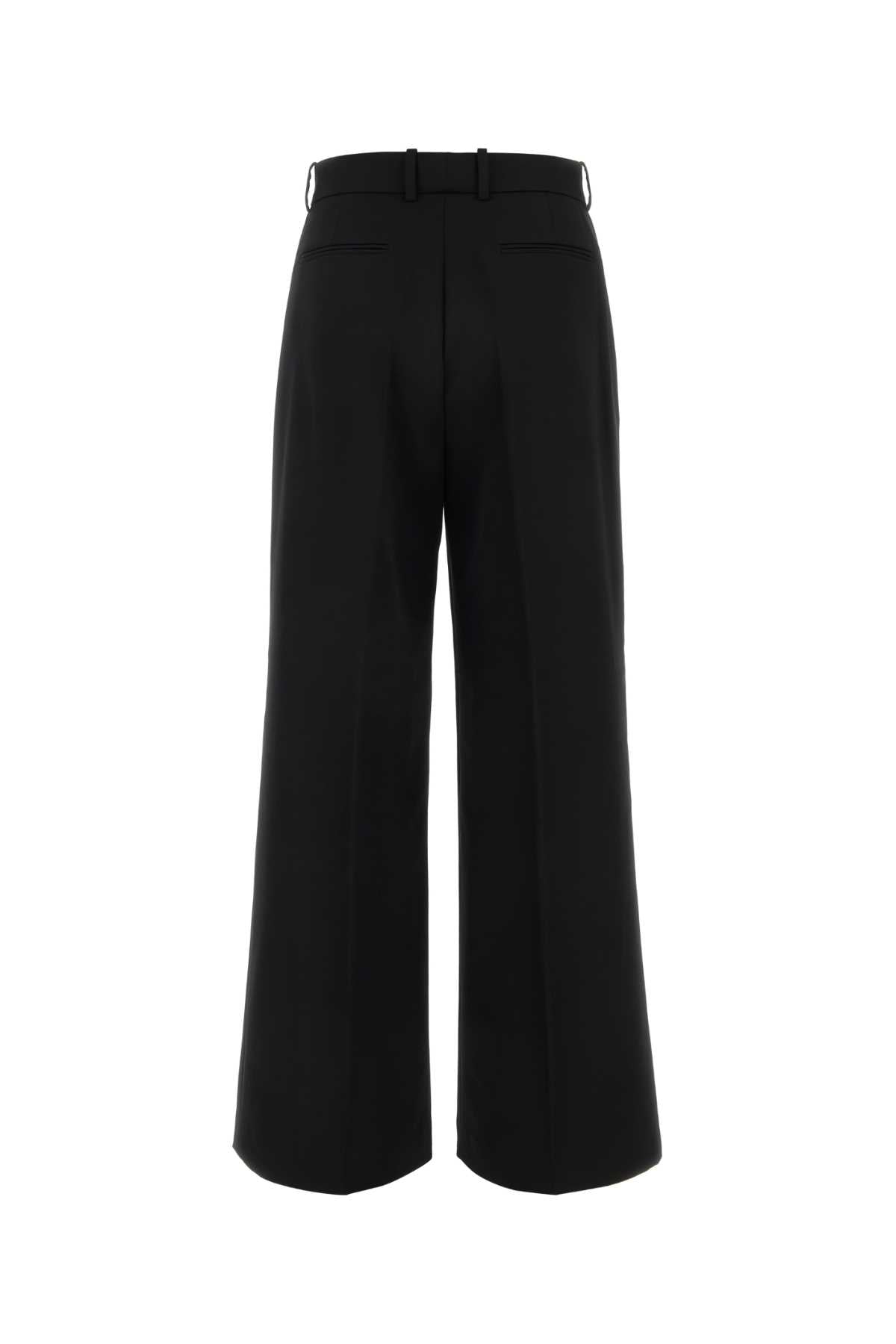 Lanvin Cotton Trousers — Black, view 2