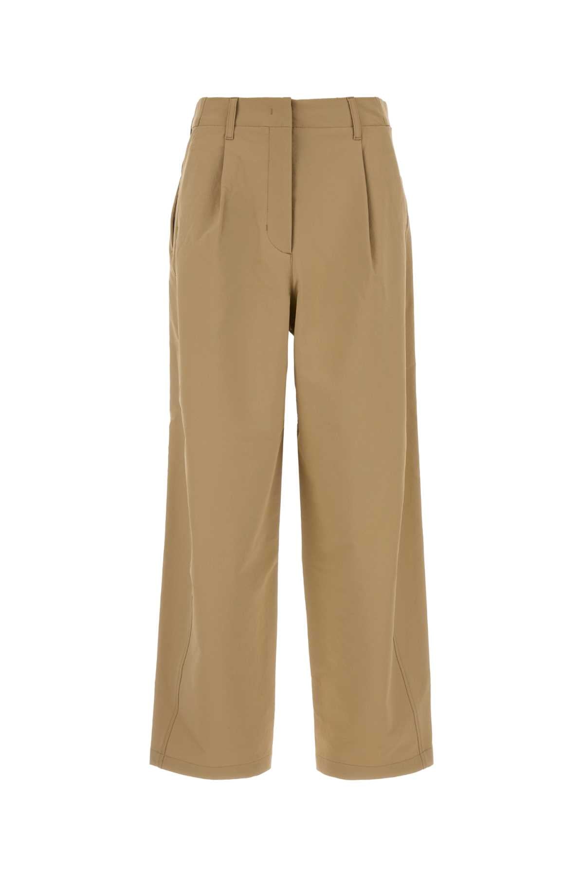 Herno Laminar Wide-Leg Nylon Trousers — Beige by Herno Laminar