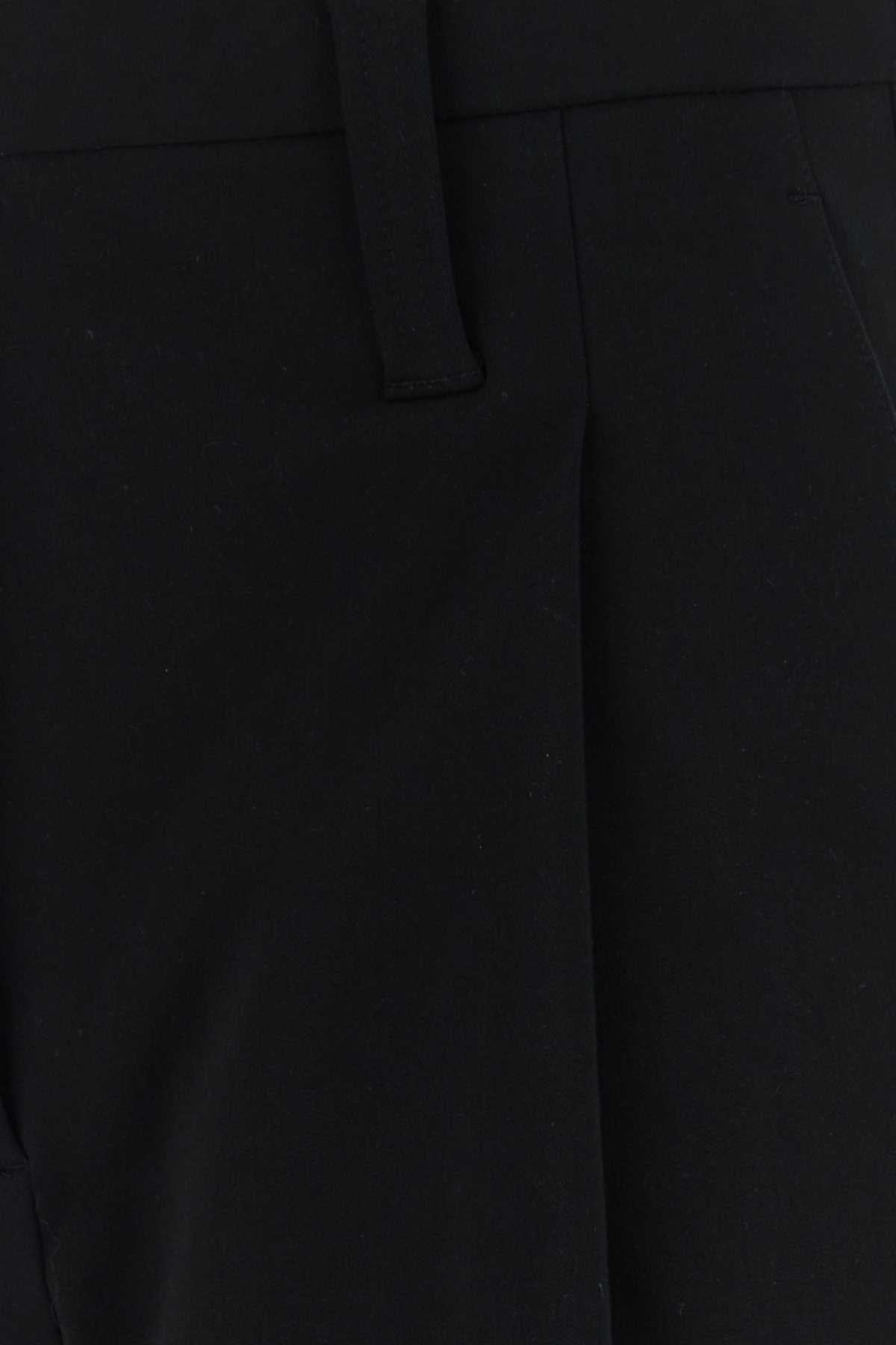 Philosophy Di Lorenzo Serafini Cotton Elastane Trousers — Black, view 3