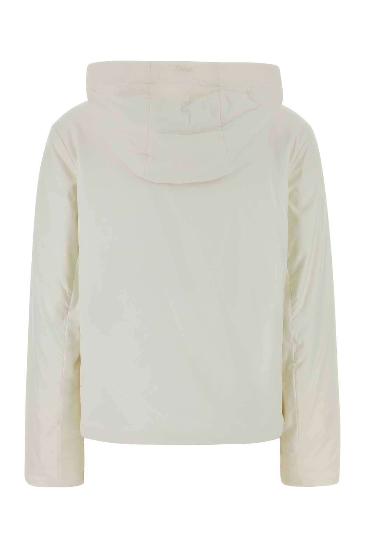 Herno Laminar Lightweight Nylon Jacket — White, view 2