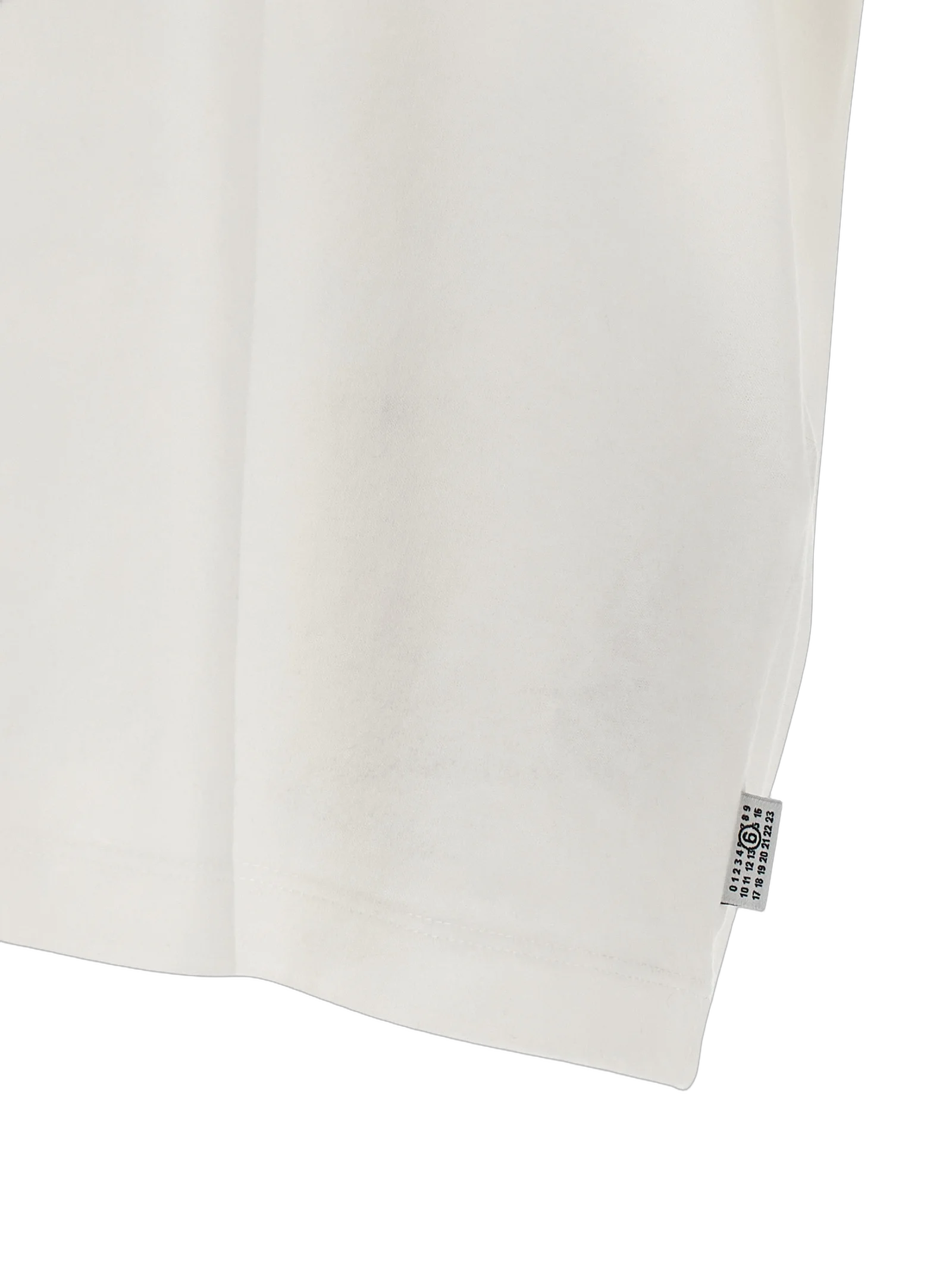 MM6 Maison Margiela Graphic Print Cotton T-Shirt — White, view 4