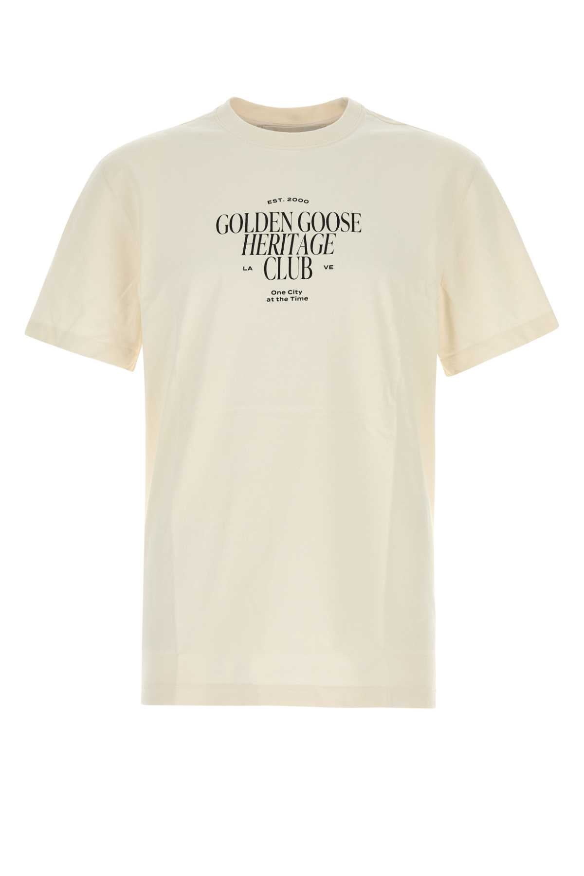 Golden Goose Deluxe Brand Heritage Club Graphic T-Shirt — White by Golden Goose Deluxe Brand