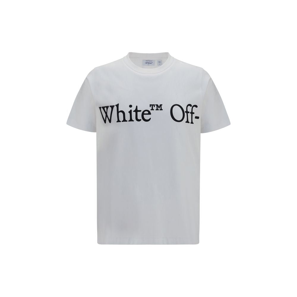 Off-White Logo-Print Cotton T-Shirt — White by Off-White