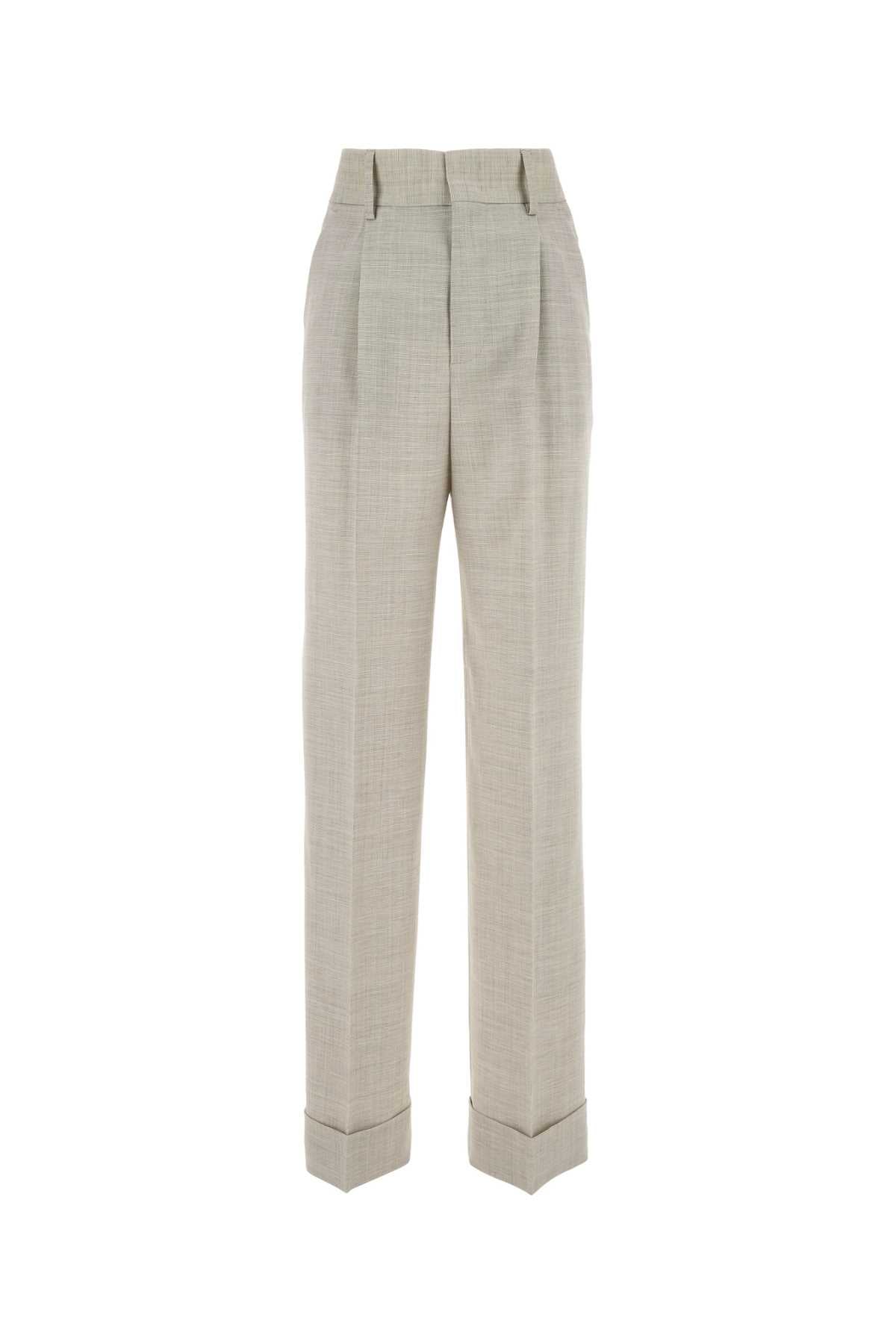Philosophy Di Lorenzo Serafini Virgin Wool Blend Trousers — Beige by Philosophy Di Lorenzo Serafini
