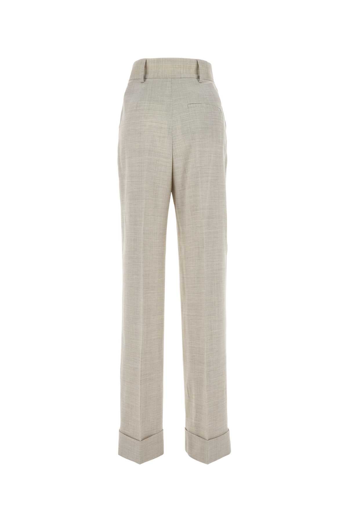 Philosophy Di Lorenzo Serafini Virgin Wool Blend Trousers — Beige, view 2
