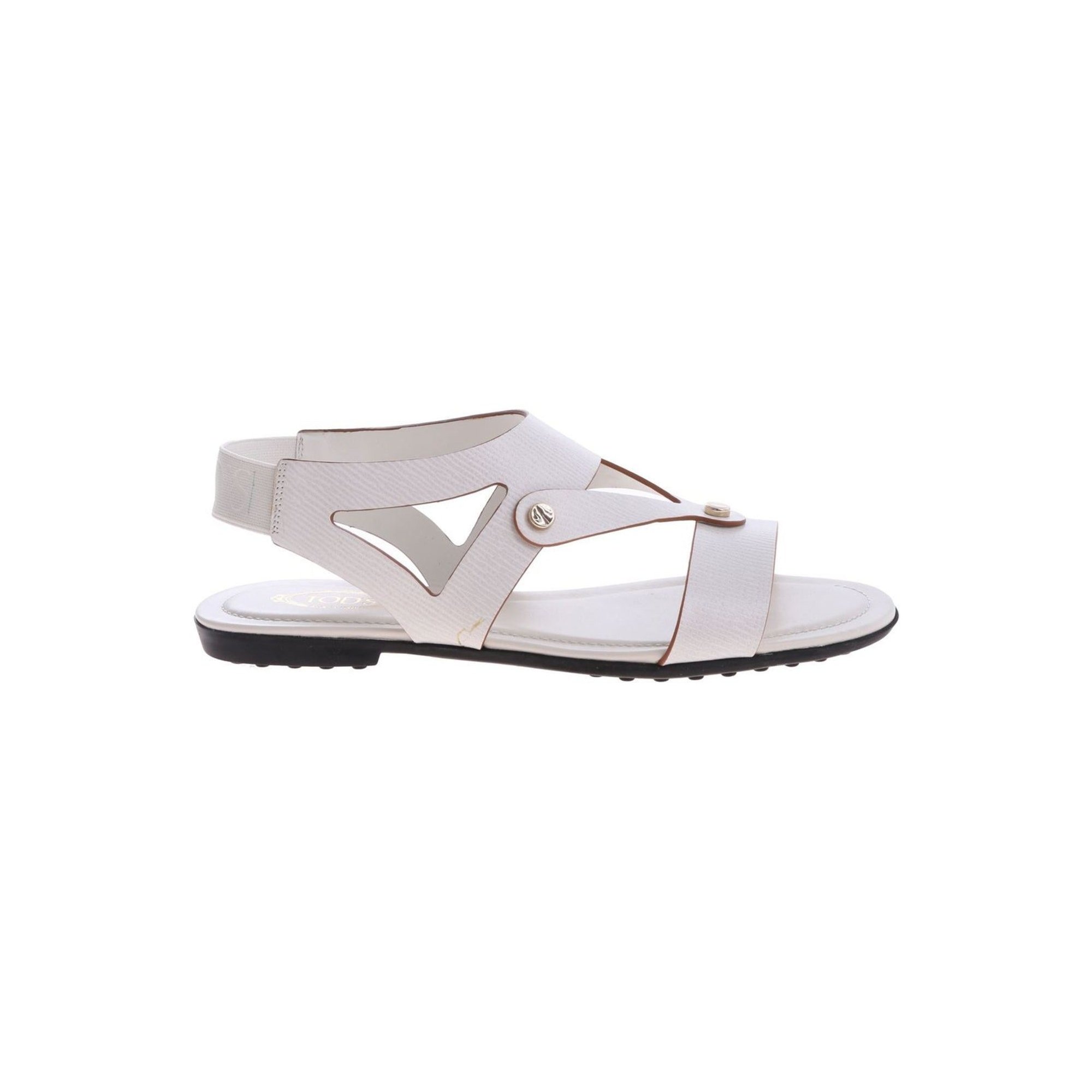 Tod's Leather Sandal — White by Tod'S