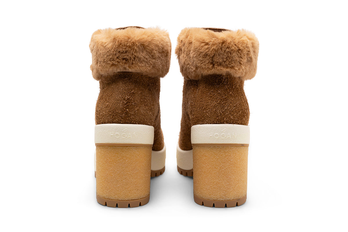 Hogan H475 Ankle Boot — Beige, view 3