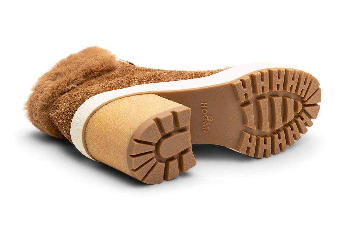 Hogan H475 Ankle Boot — Beige, view 4