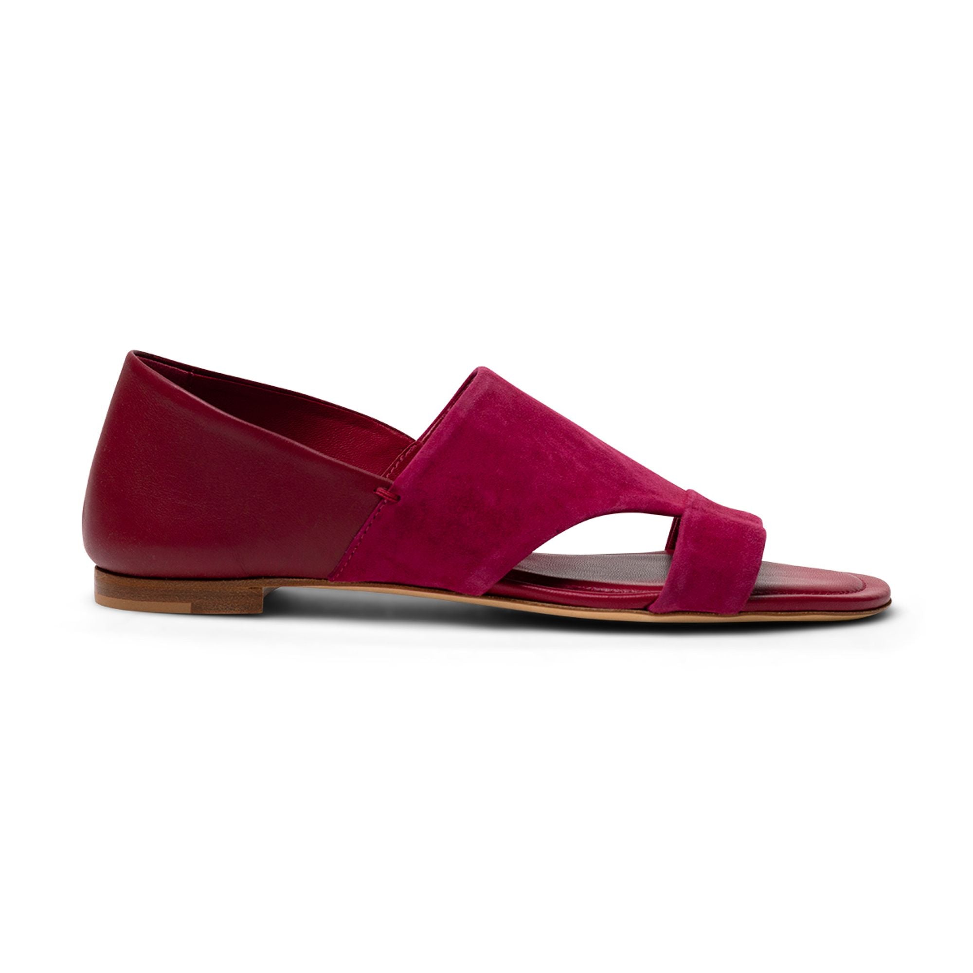 Tod's Cut-Out Leather Flat — Pink by Tod'S