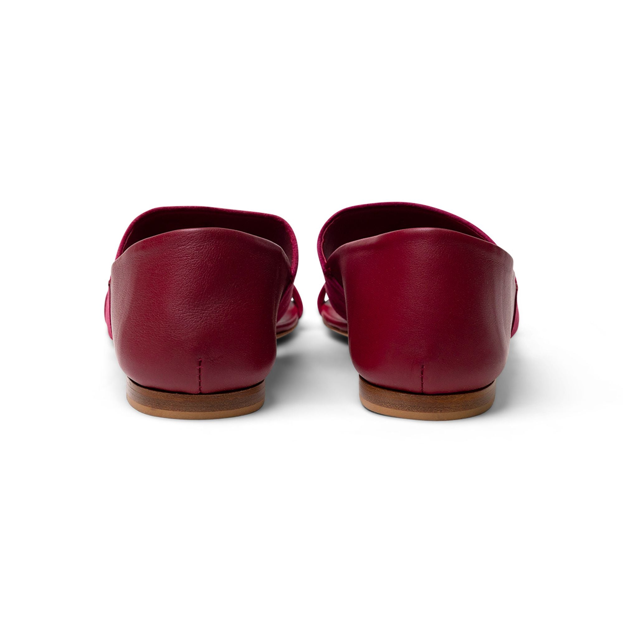 Tod's Cut-Out Leather Flat — Pink, view 3