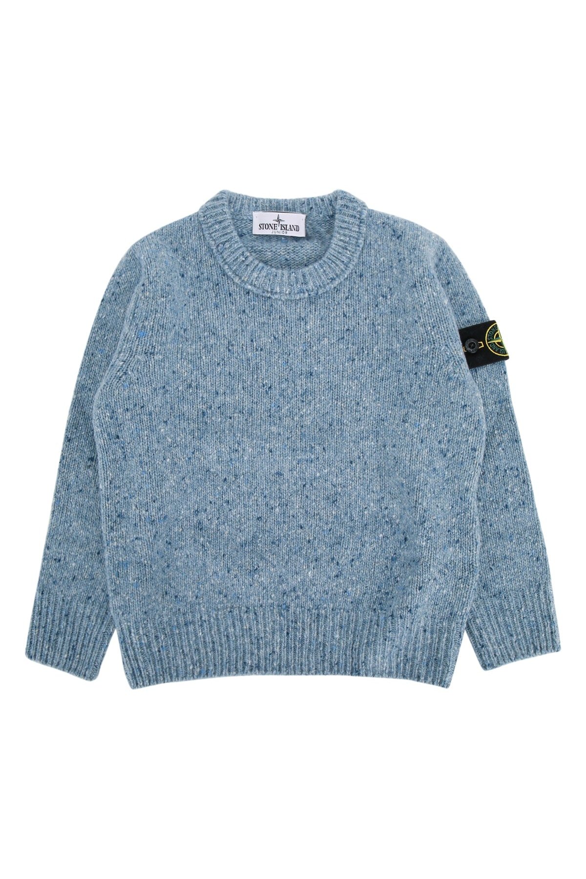 Stone Island Kids Neck Sweater — Blue by Stone Island Kids