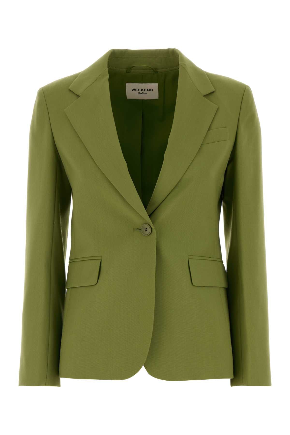 Weekend Monopetto Blazer — Green by Weekend