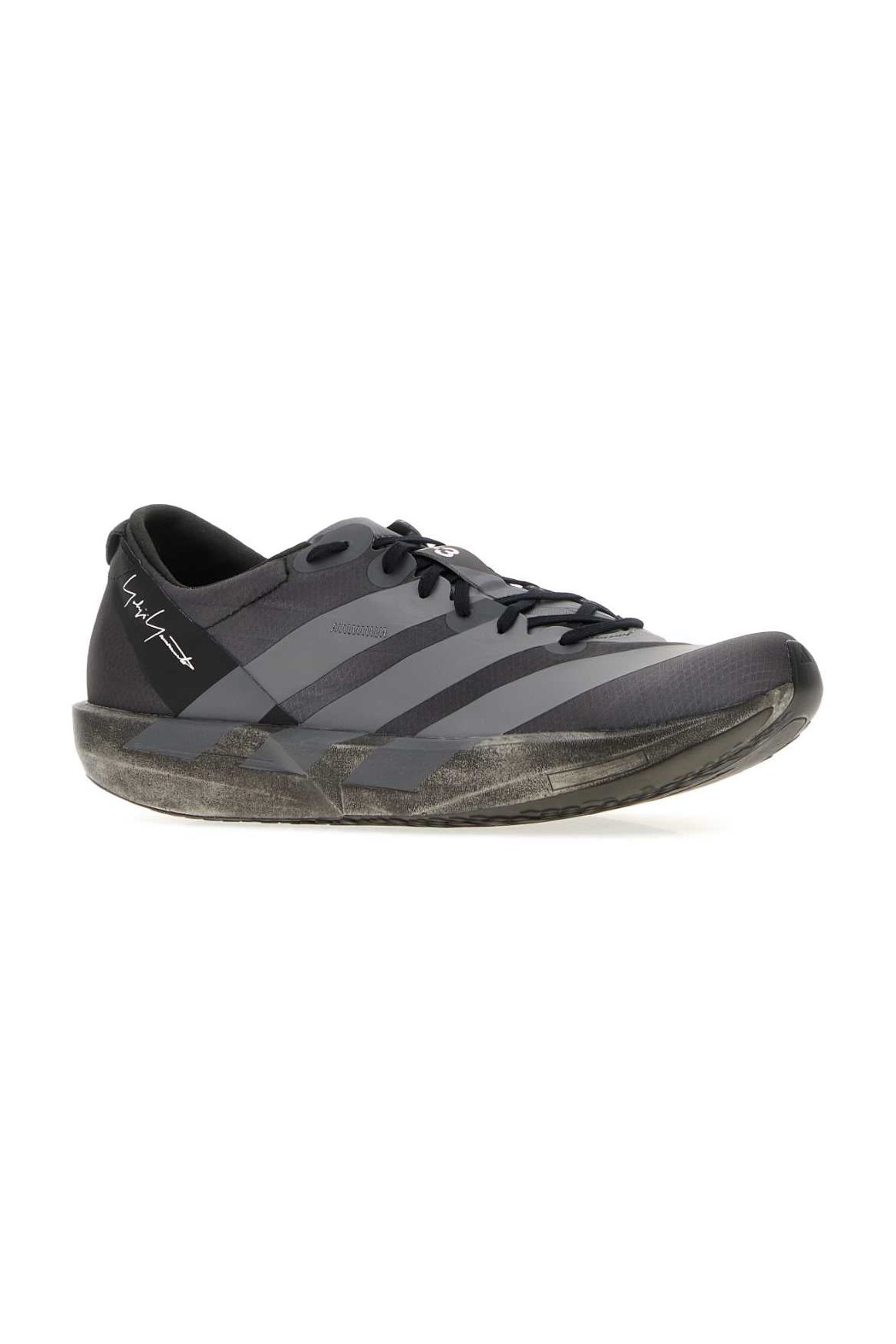 Y3 Yamamoto Adios Sneakers — Black, view 2