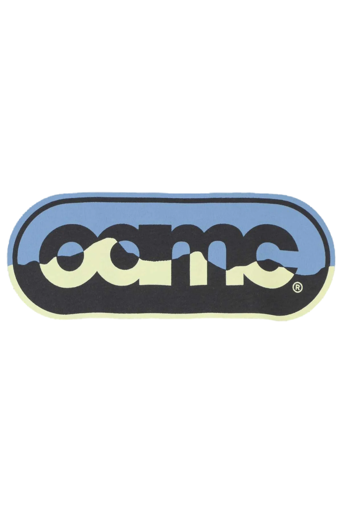 Oamc Logo-Embroidered Cotton T-Shirt — Blue, view 3