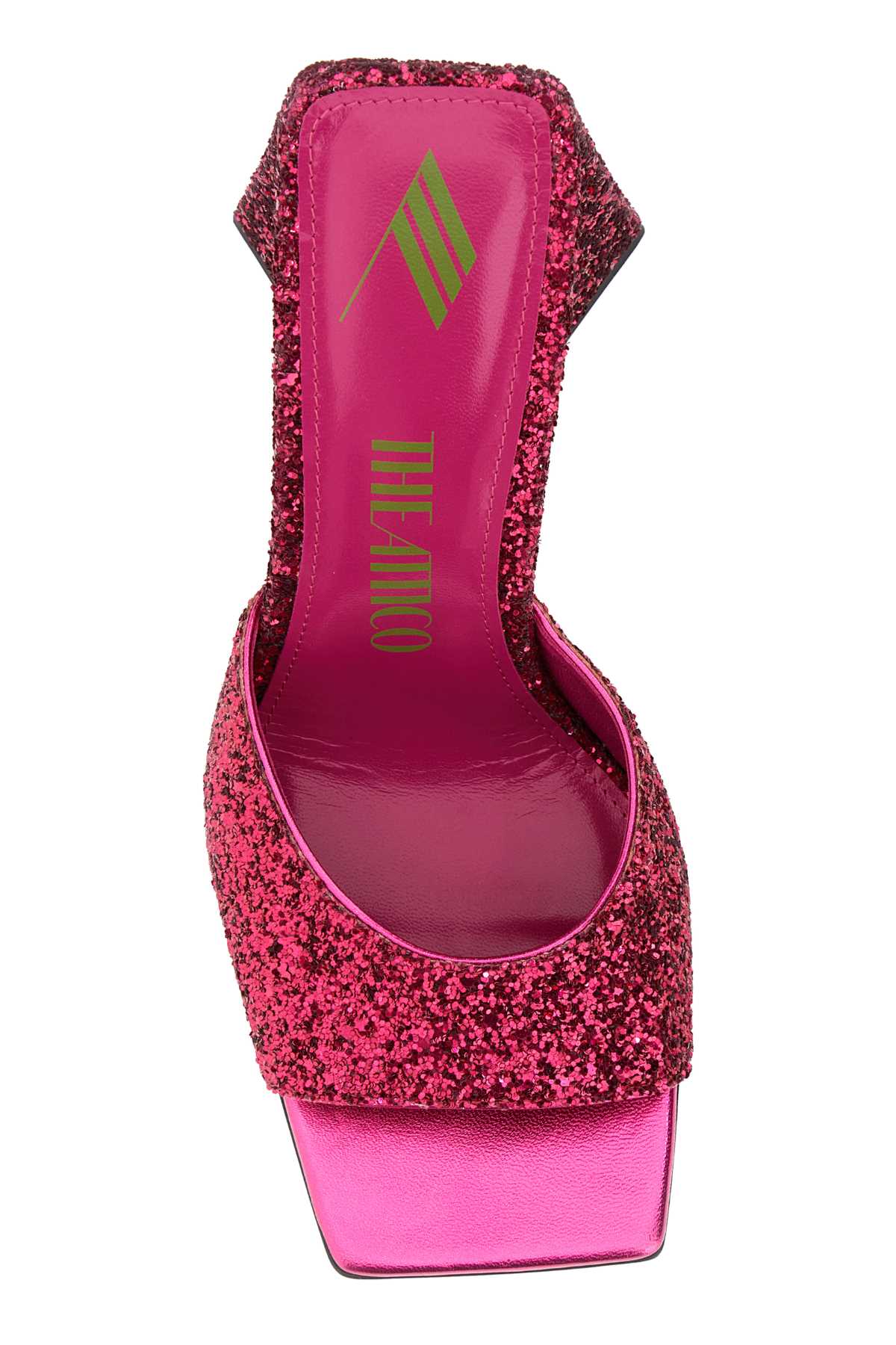 The Attico Devon Mule Sandal — Pink, view 3
