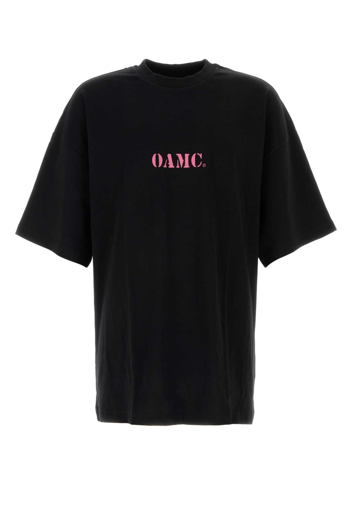 Oamc Organic Cotton Logo T-Shirt — Black by Oamc