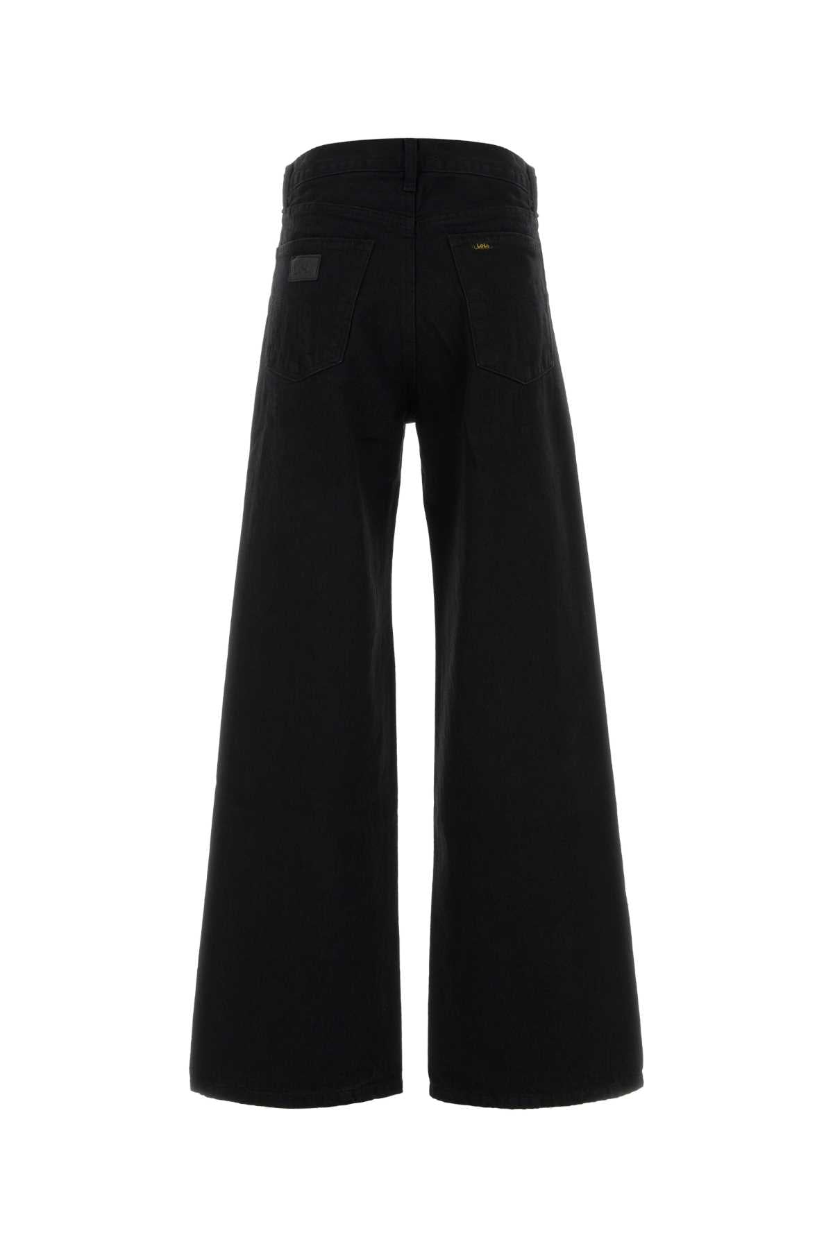 Lois Loose Jeans — Black, view 2